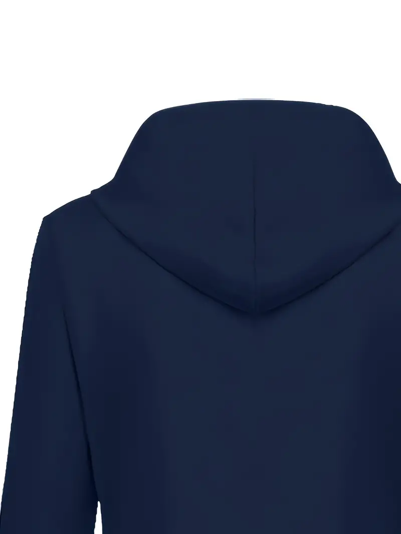 Zip-up Hoodie Windbreaker Jacket, Casual Long Sleeve Flap Pockets Striped Jacket For Fall & Winter, Women's Clothing