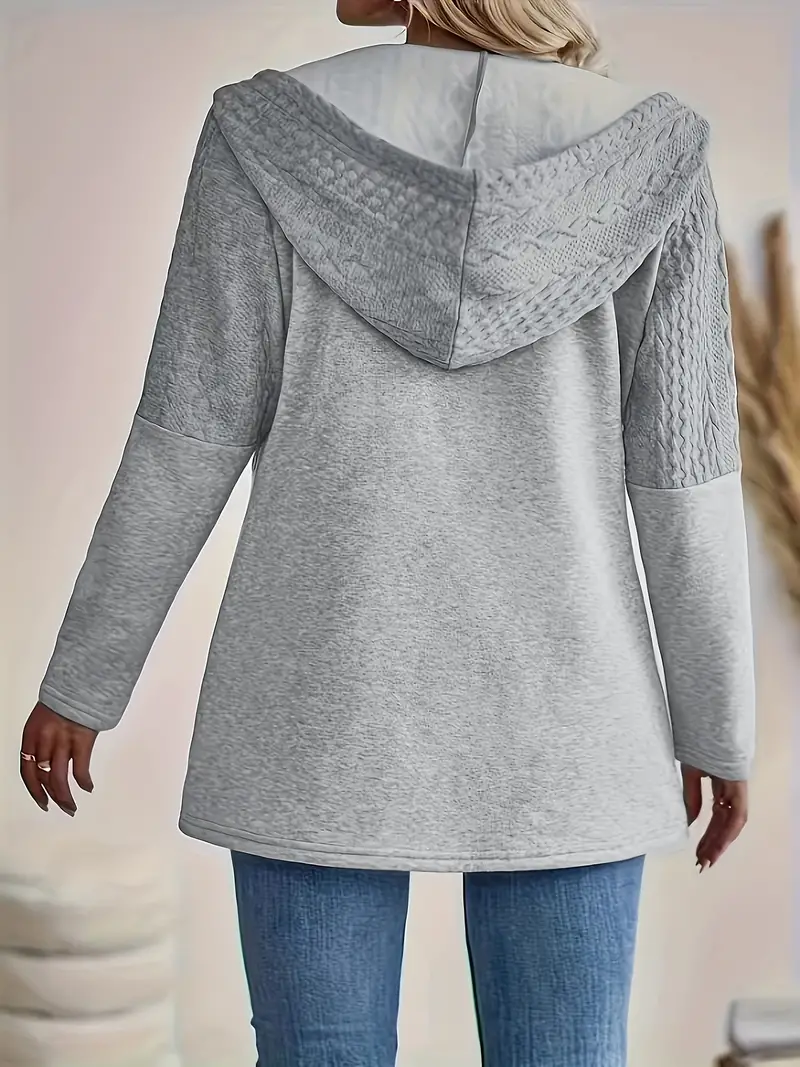 Plus Size Women's Long Rain Jacket - Waterproof, Lightweight, Hooded Windbreaker with Multiple Pockets, Breathable, Packable, and Reflective Strip for Nighttime Visibility