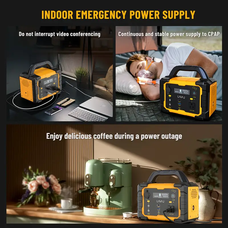 1000W Portable Power Station (Peak 2000W)