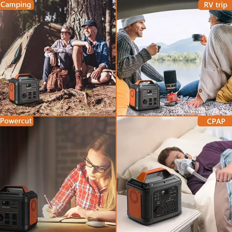 SBAOH 300W Power Station with LED Flashlight