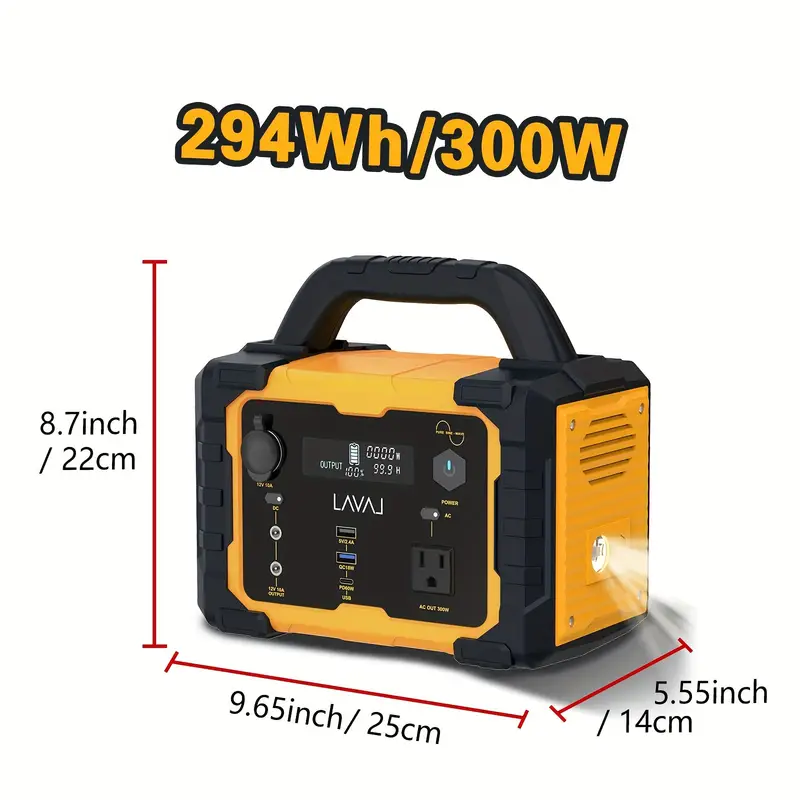 300W Peak Portable Power Station