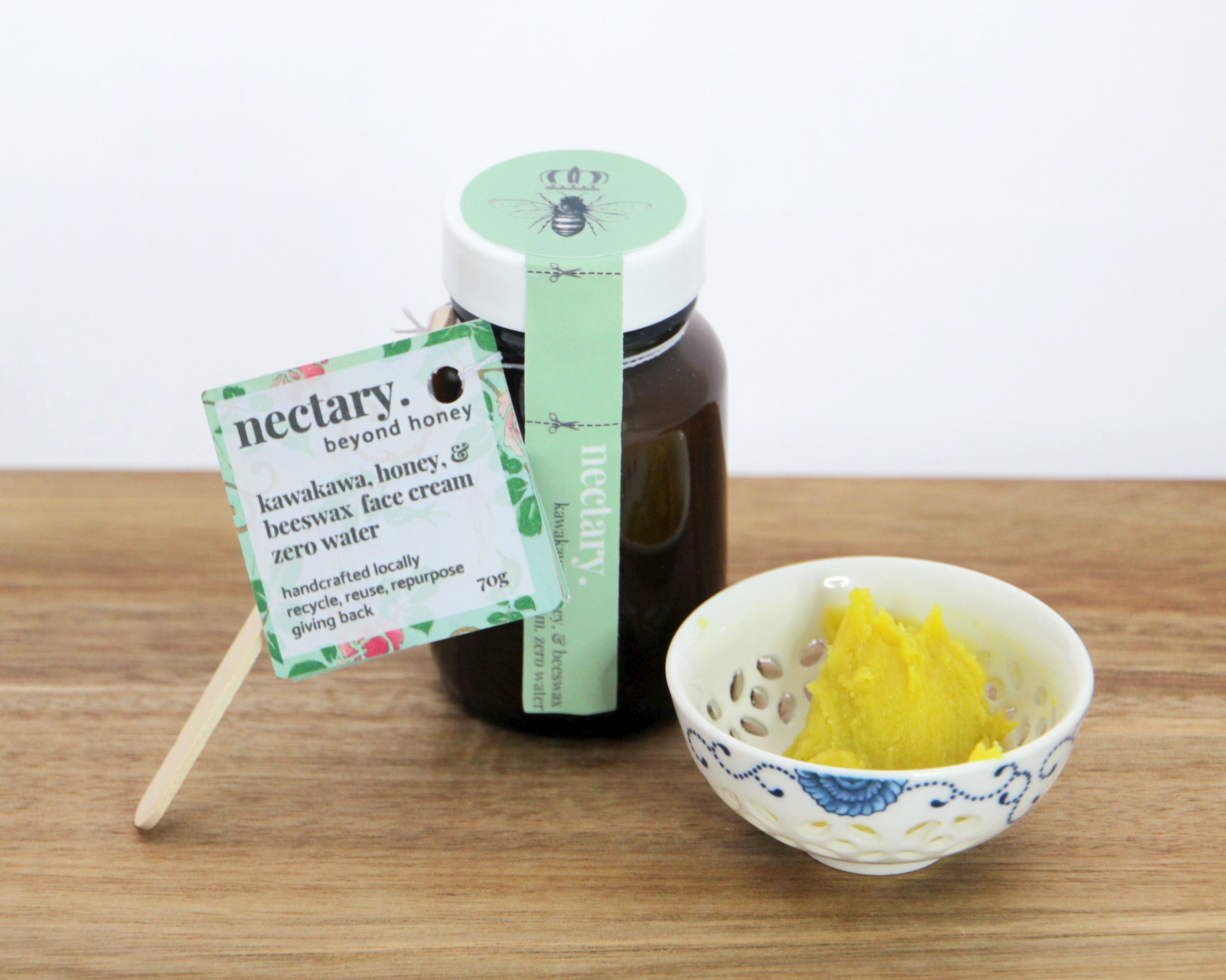 kawakawa, honey, & beeswax face cream - zero water.