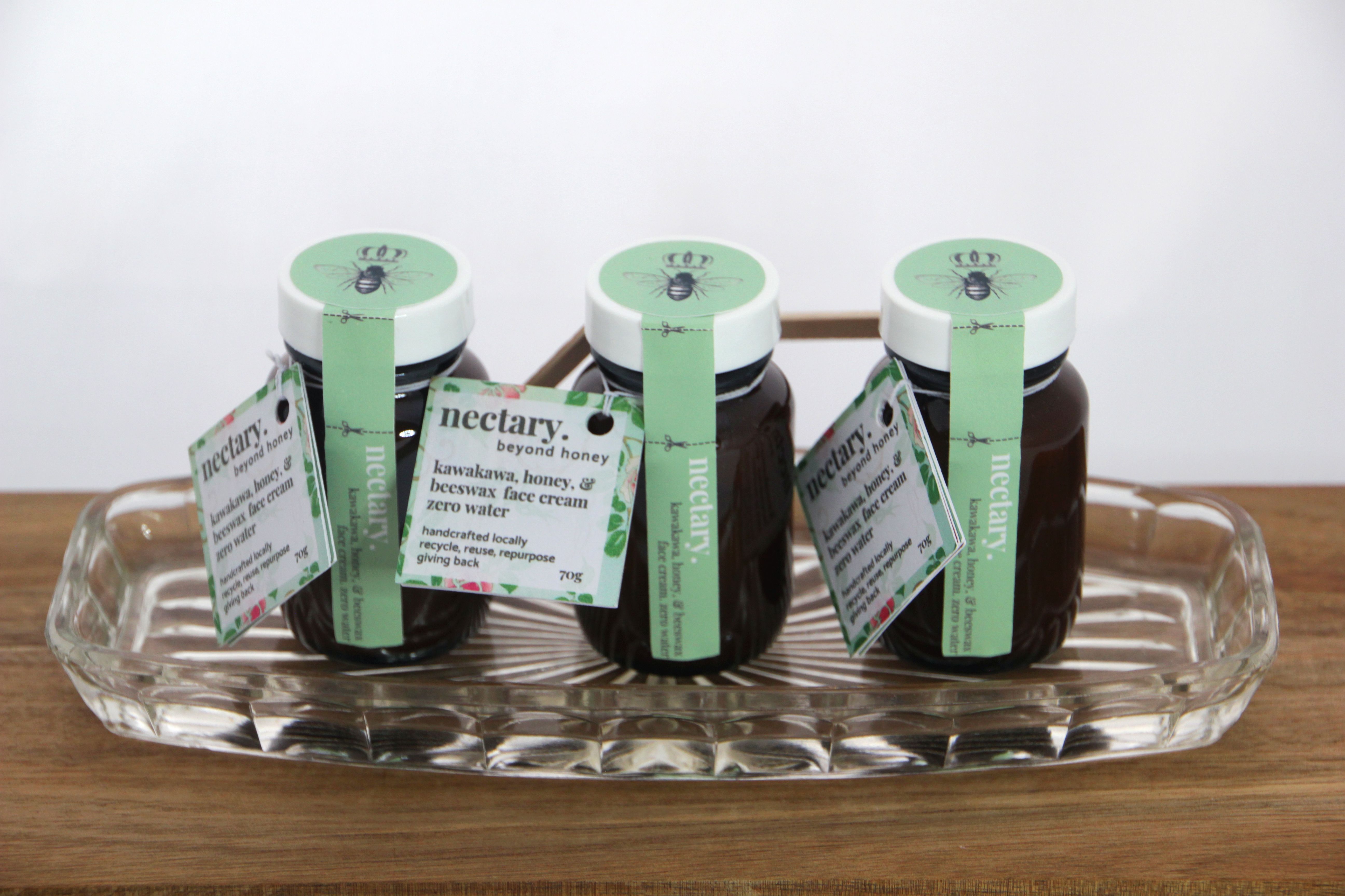 kawakawa, honey, & beeswax face cream - zero water.