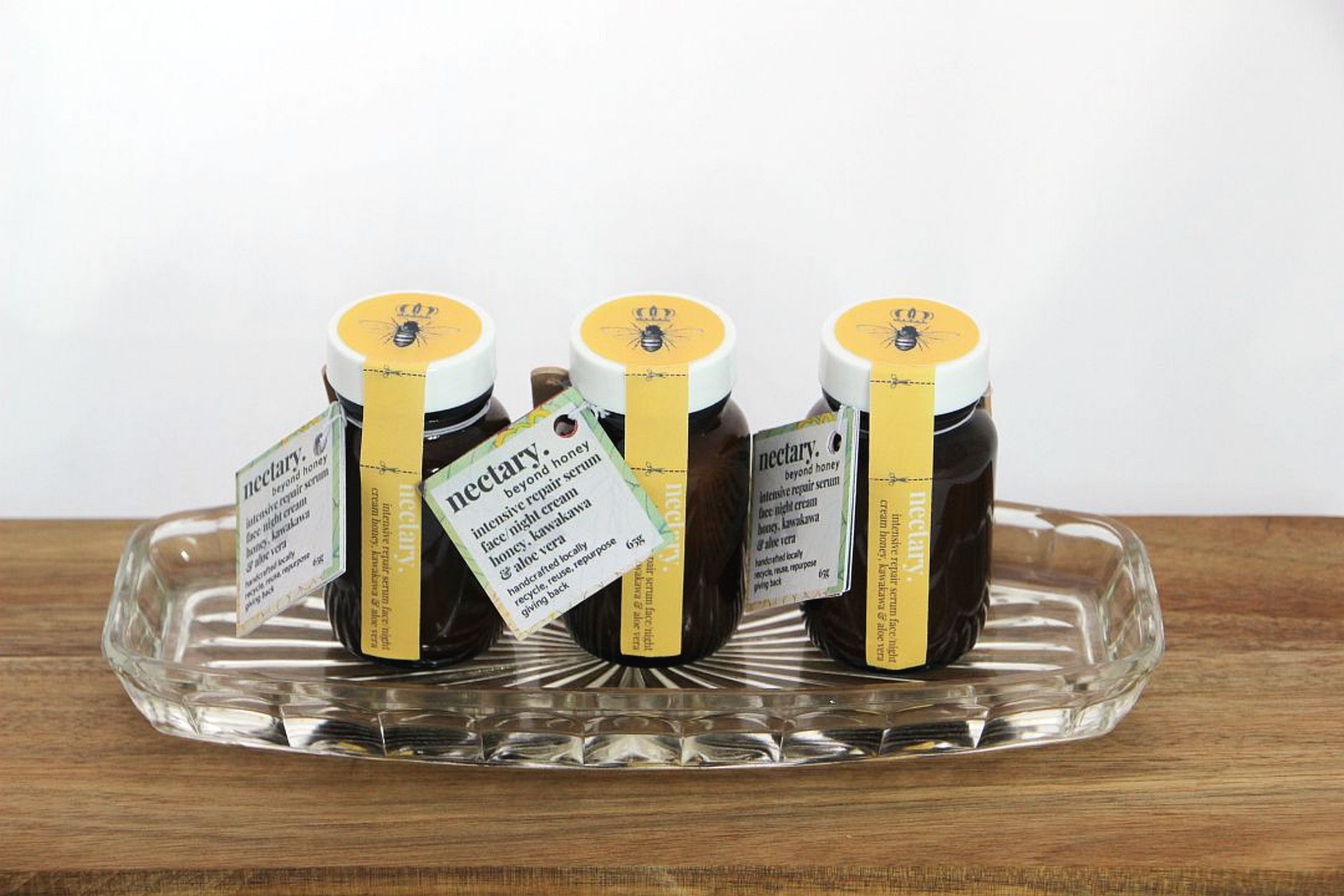 intensive repair serum face/night cream honey.