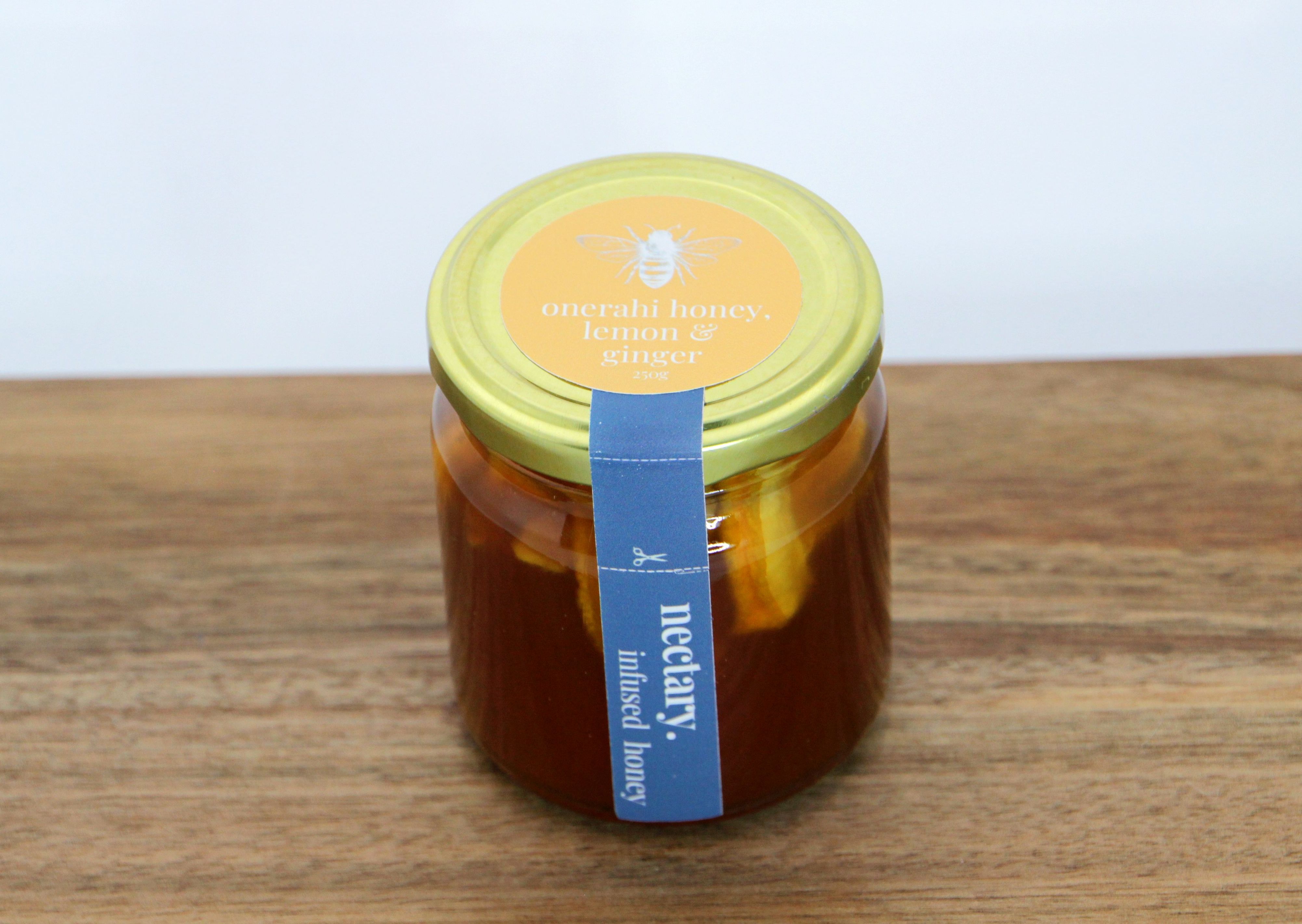 infused onerahi honey - lemon & ginger