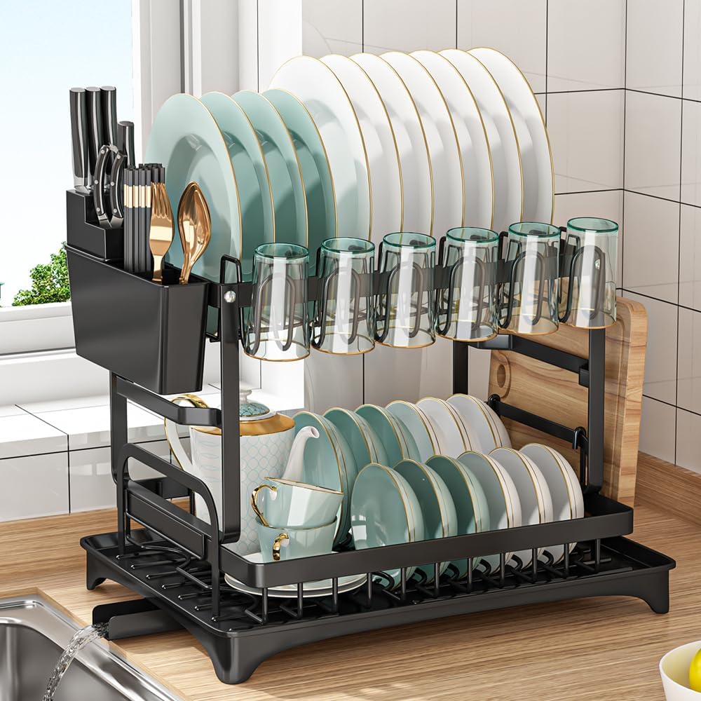 2-Tier Dish Drying Rack