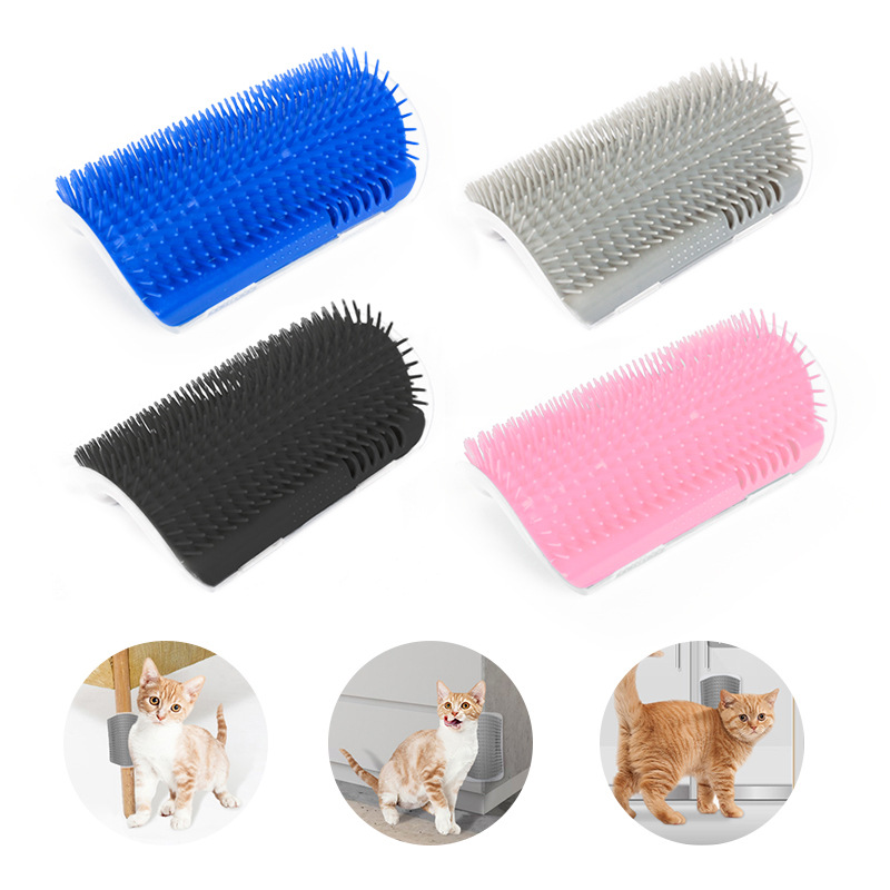 Pet scratcher for wall corner 
