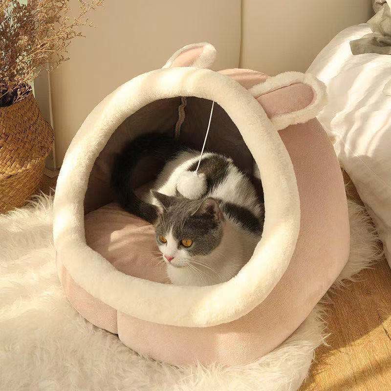 Cat Bed with Ear Design