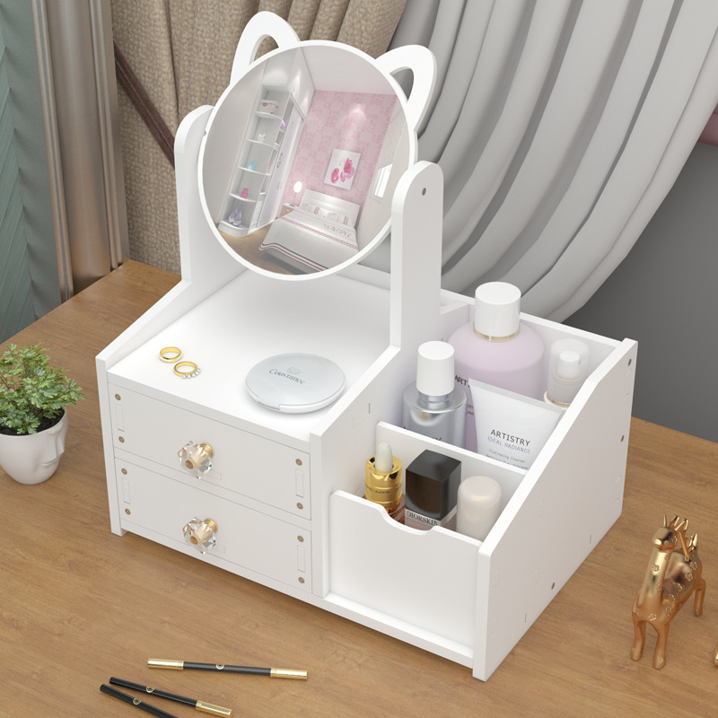 Vanity Organizer with Mirror
