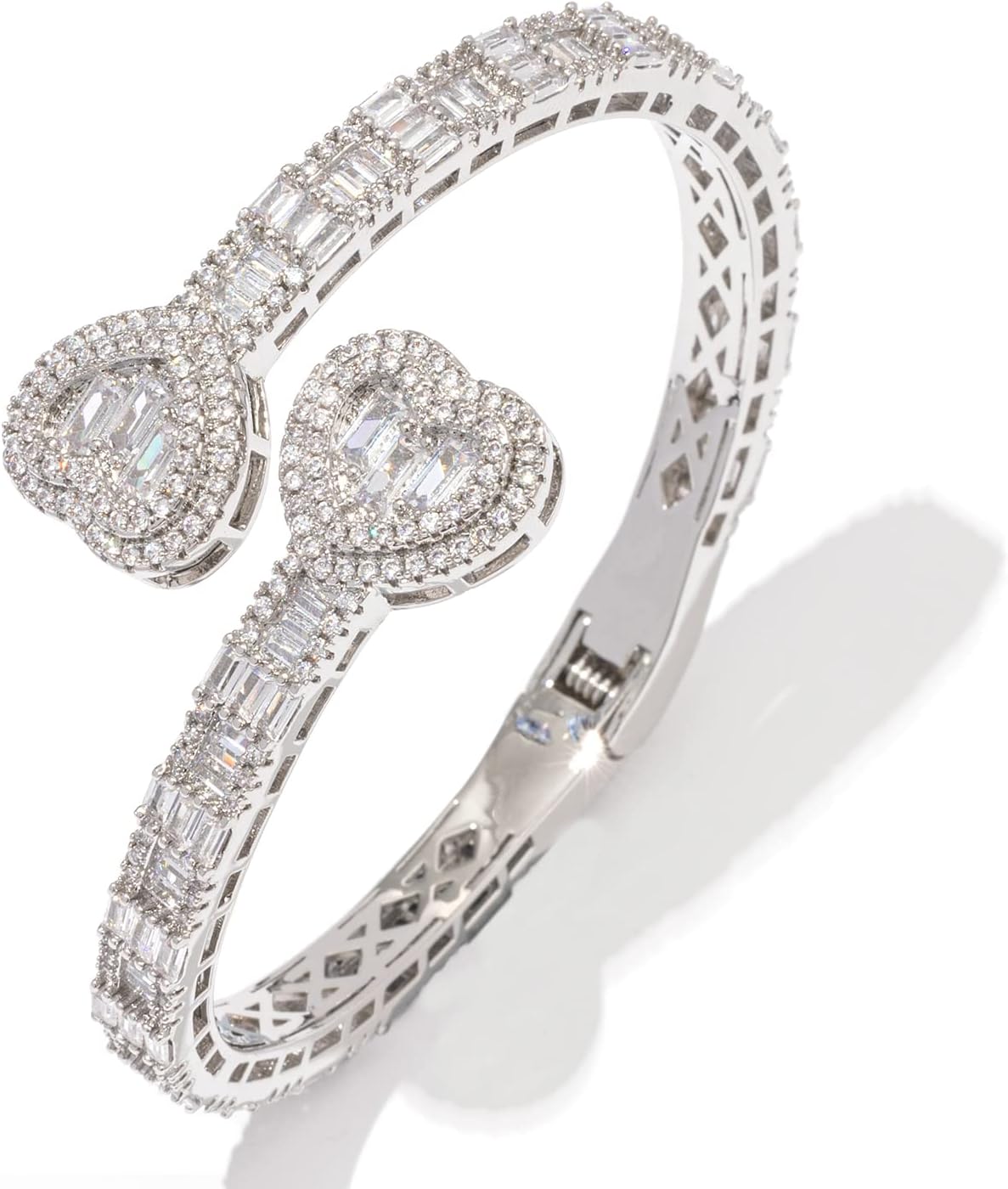 Heart Shape Design -Encrusted Bracelet