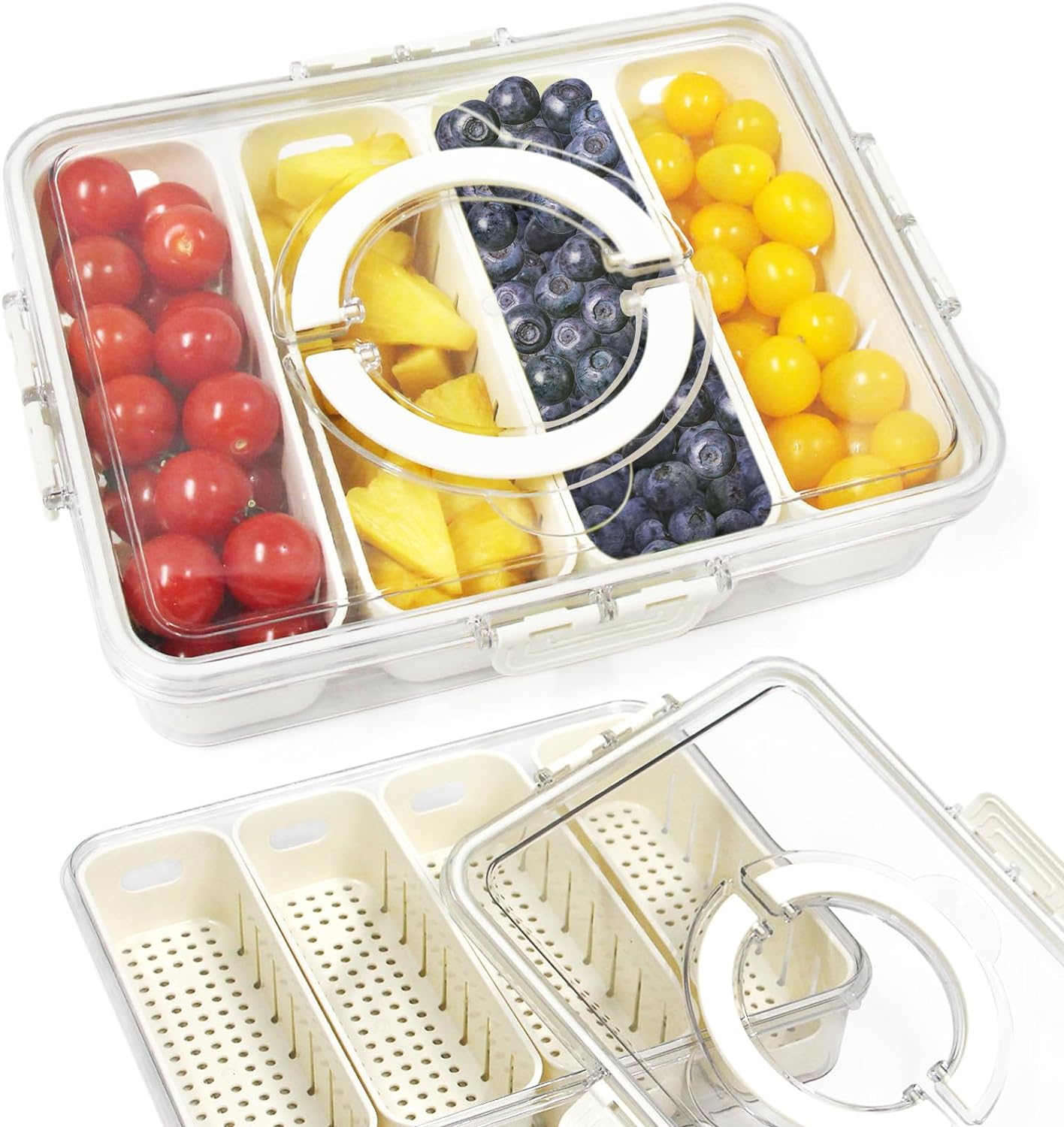 Multi-Compartment Food Storage Container