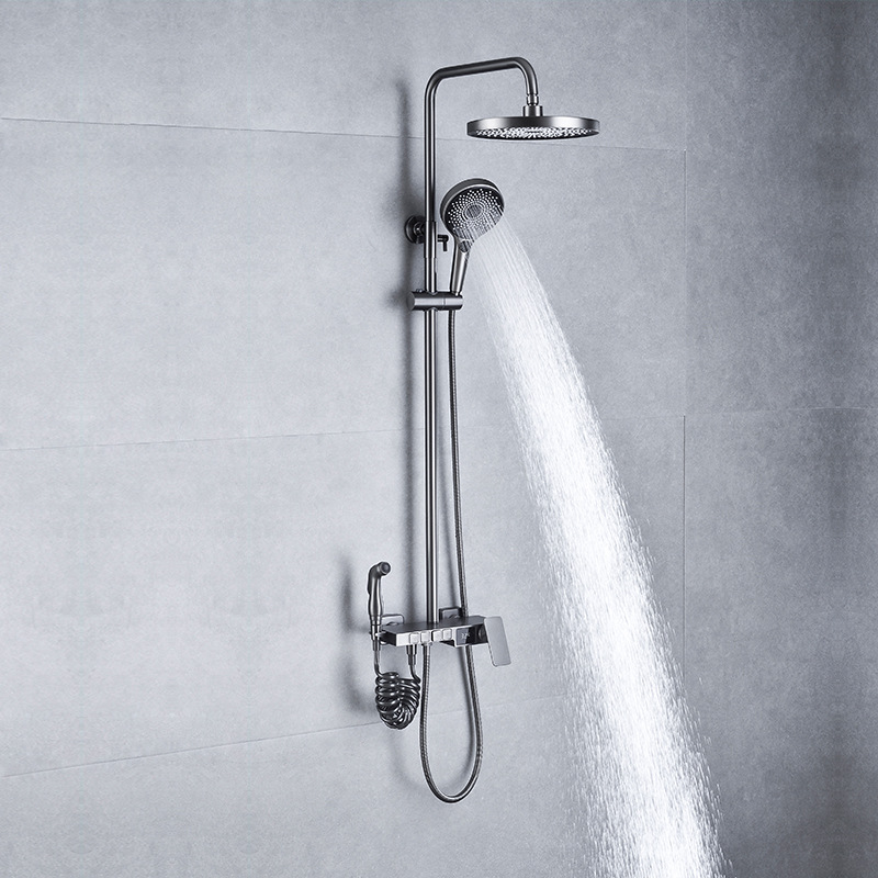 Modern Black Shower System