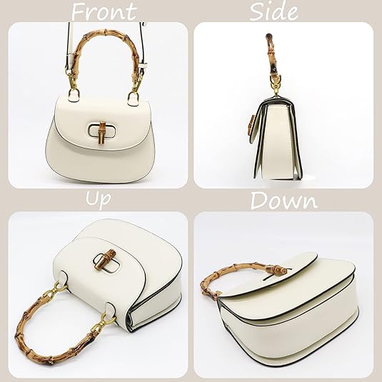 Bamboo Lock Button Bag