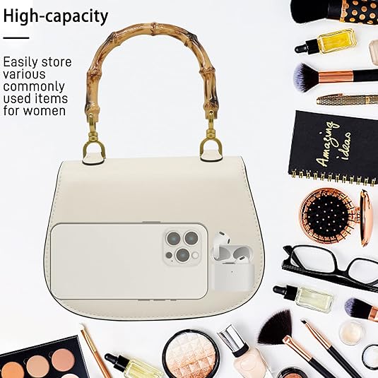 Bamboo Lock Button Bag