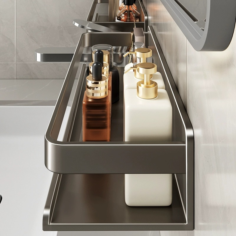 Wall-Mounted Bathroom Shelves