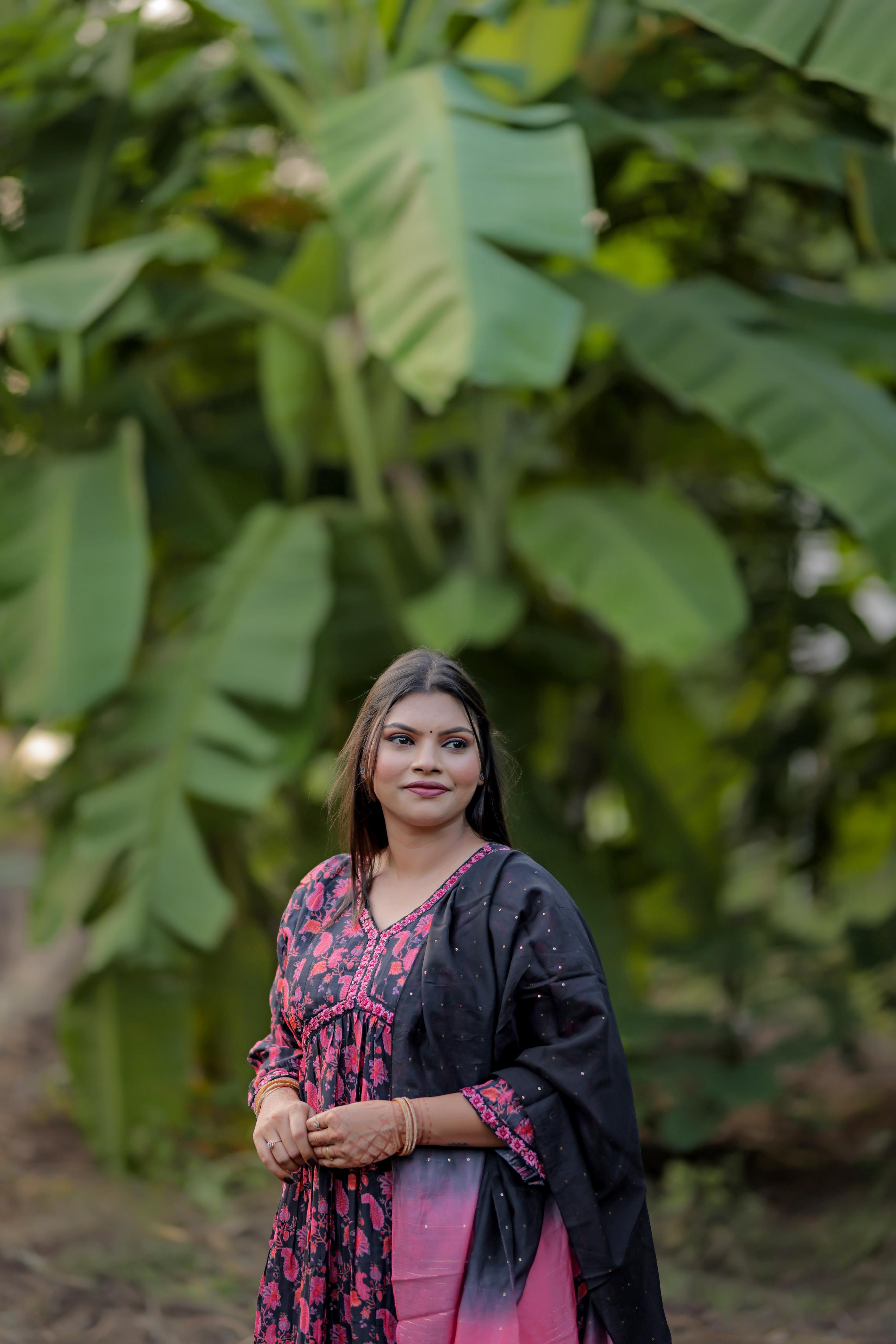 Flared Anarkali Bloom Kurta Set