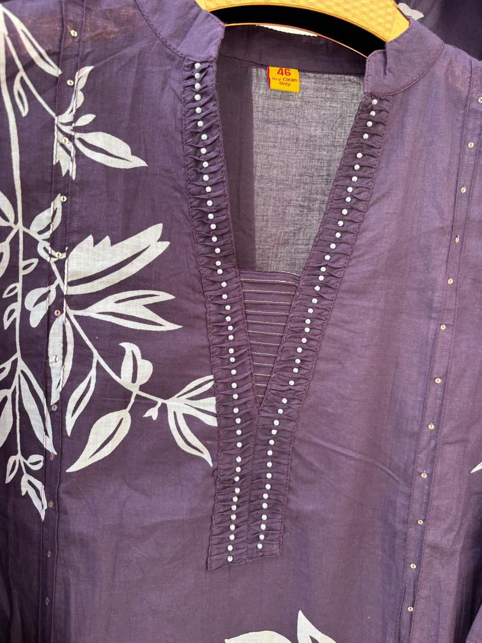 Purple Kurta Set with Dupatta