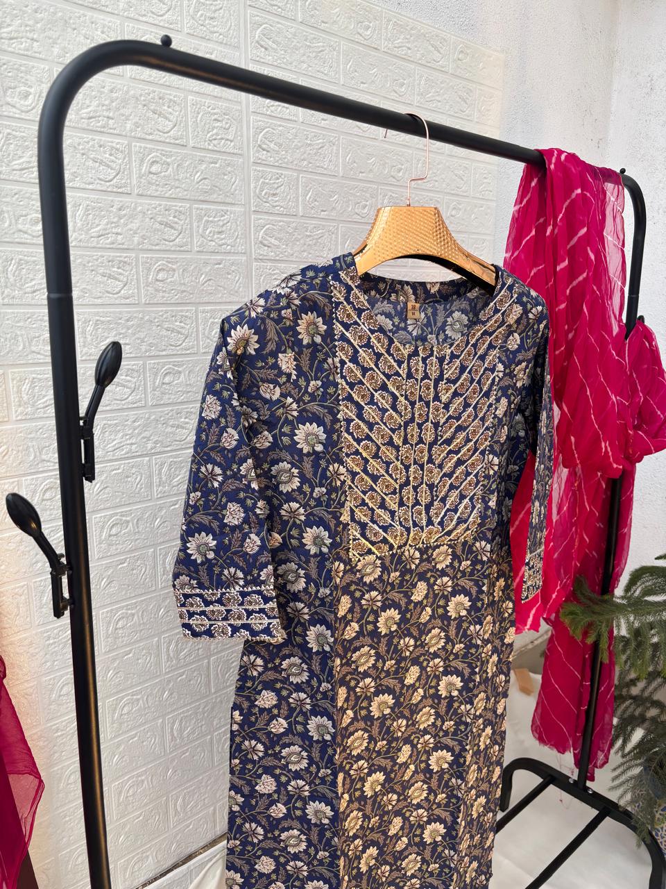 2 Piece Set with gotta patti work