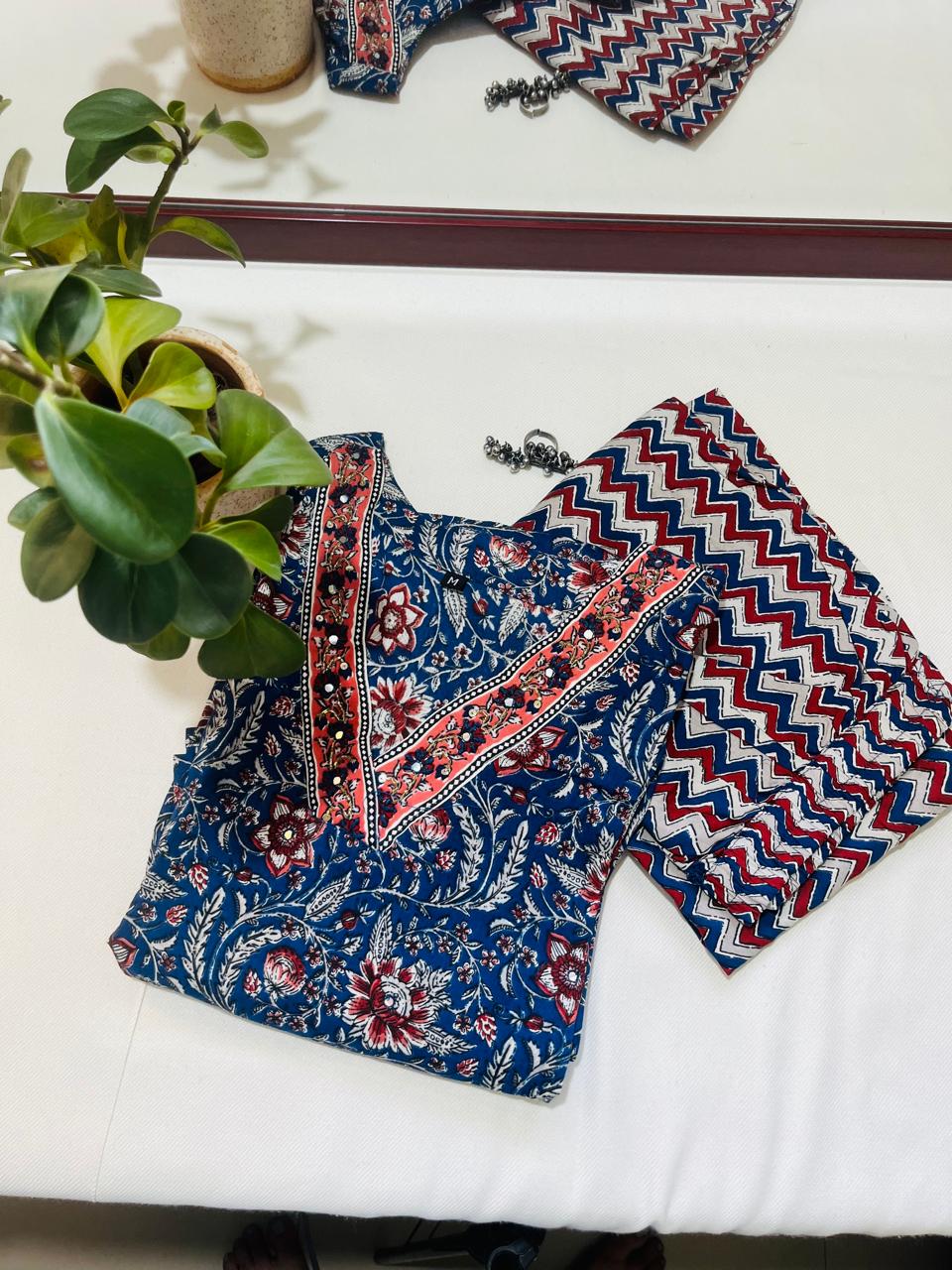 Blue 2 Piece Kurta Set