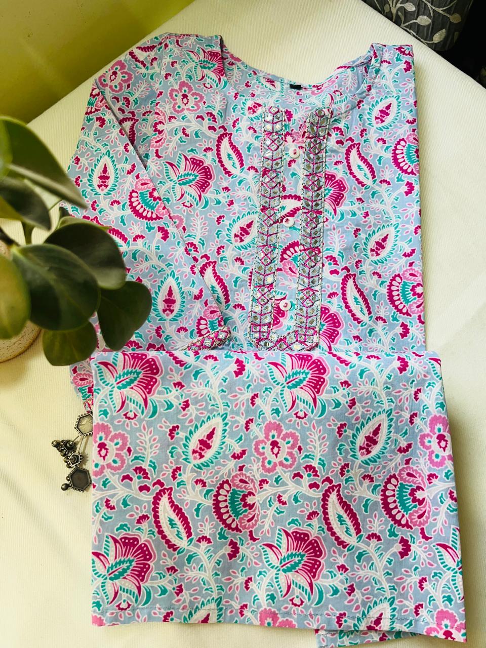 Floral Printed Kurta