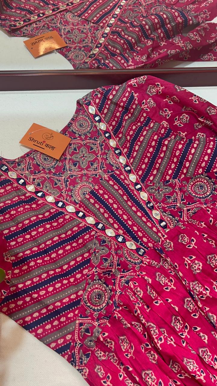 Elegant Anarkali 3-Piece Set – A Timeless Beauty