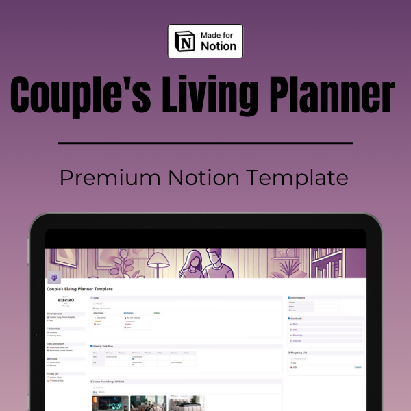 Couple's Living Planner