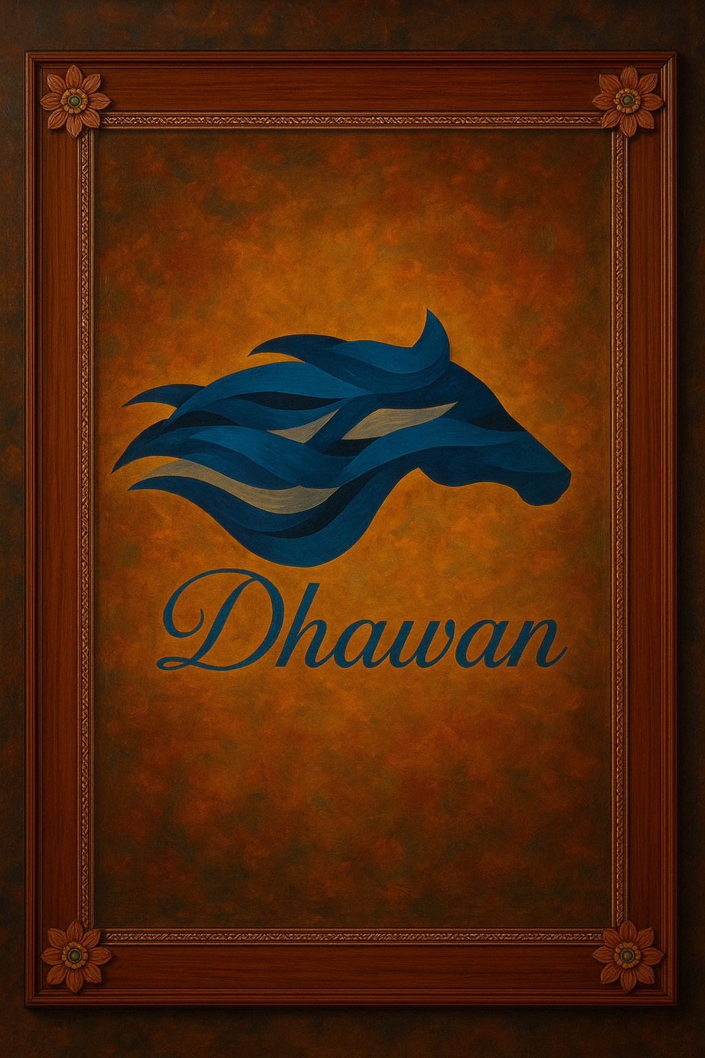 Teak Wood Mirror / Painting Frame Set of 1