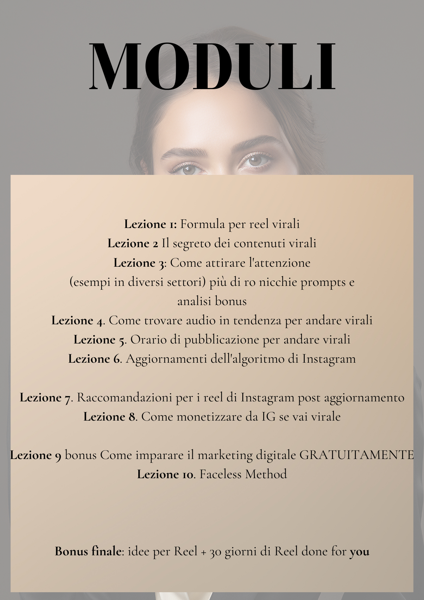 Mini corso viral reel master 