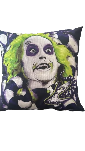 Beetlejuice Cushion