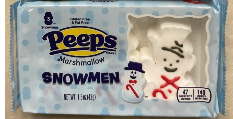 PEEPS SNOWMEN OR TREES