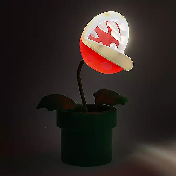 Mini Piranha Plant Posable Lamp