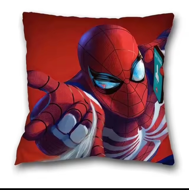 Spider-Man themed cushion