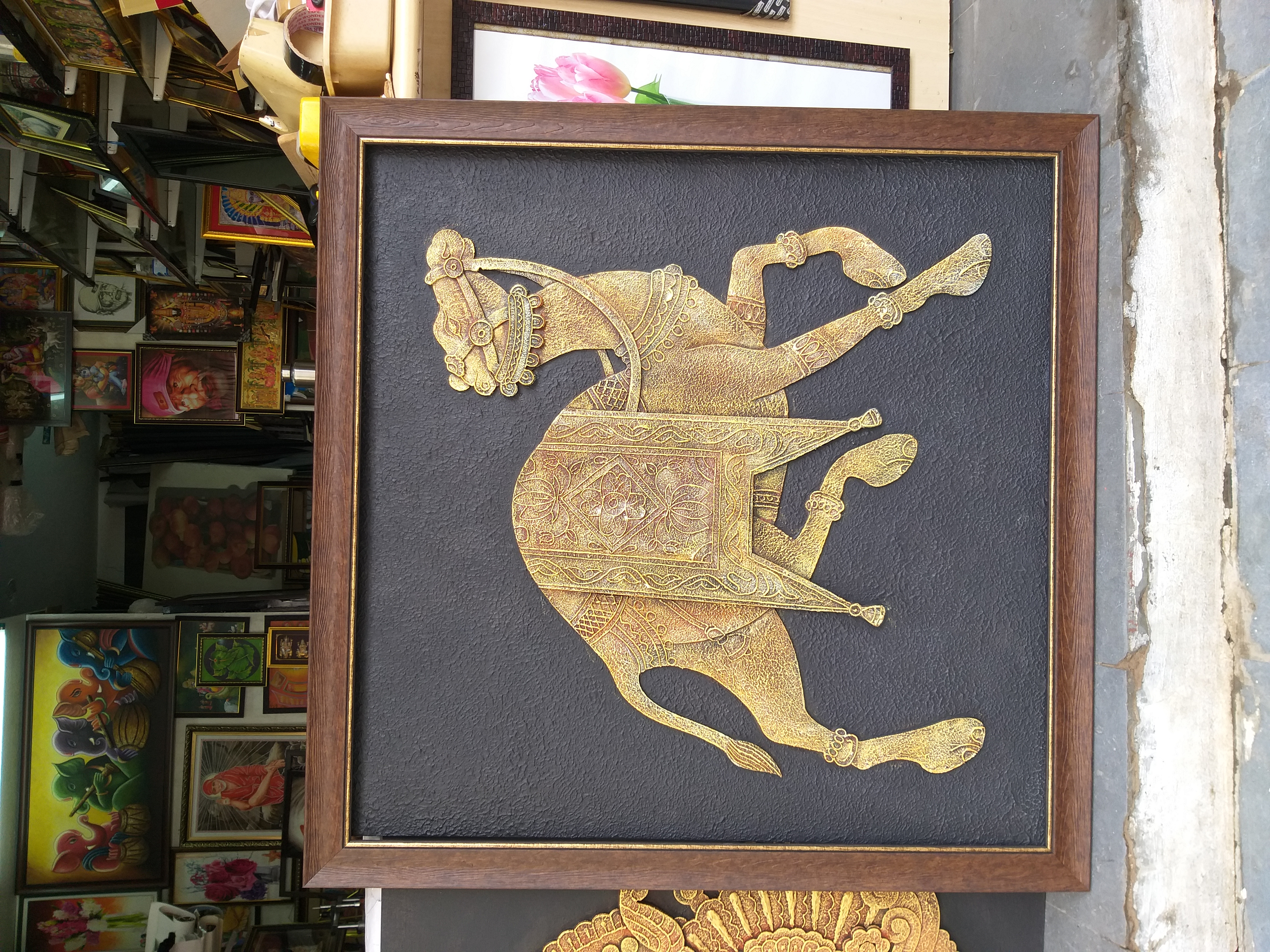 Framed Camel Artwork
