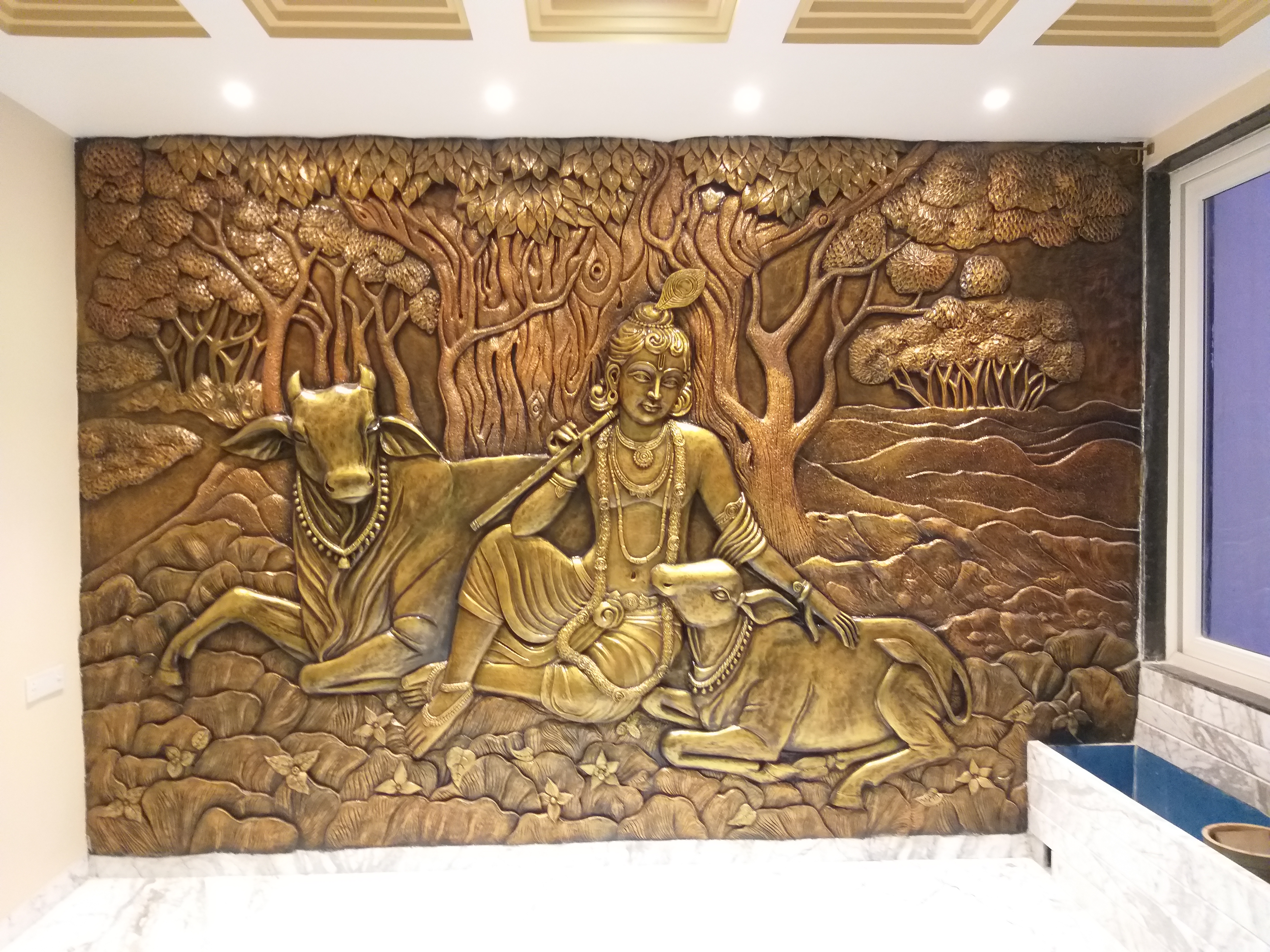 Handcrafted Brass Wall Art