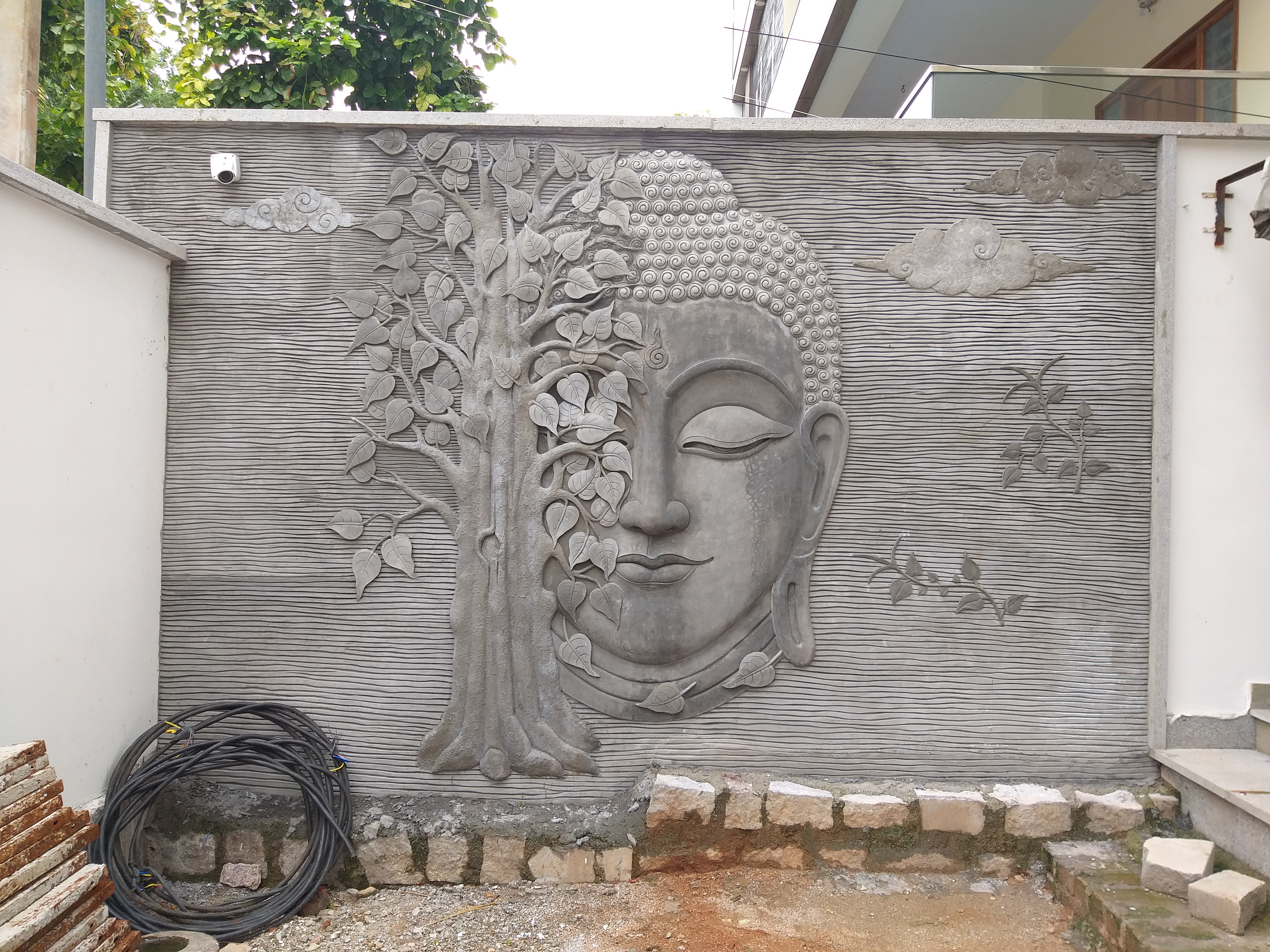 Carved Buddha Wall Art