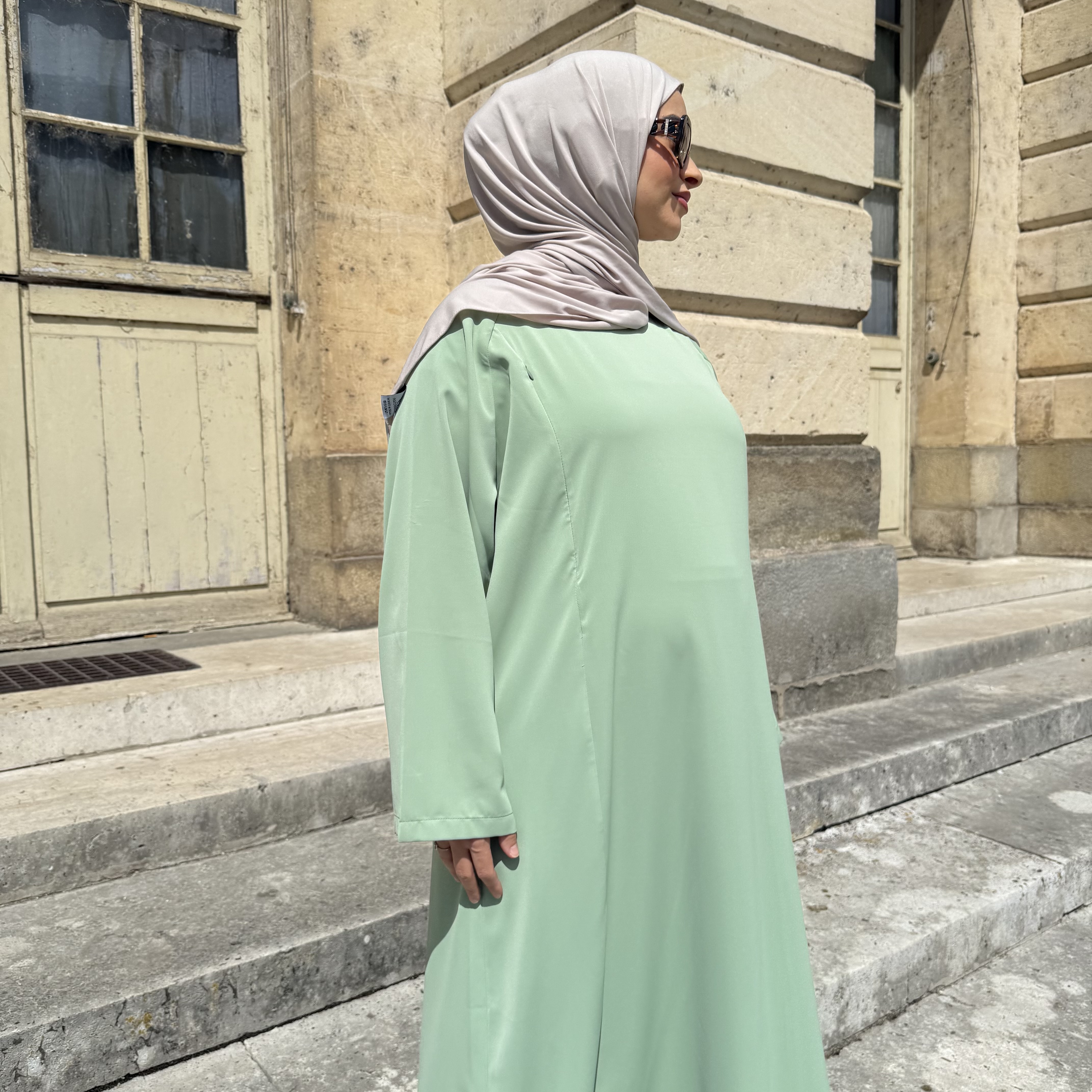 ABAYA D'ALLAITEMENT MENTHE VERTE