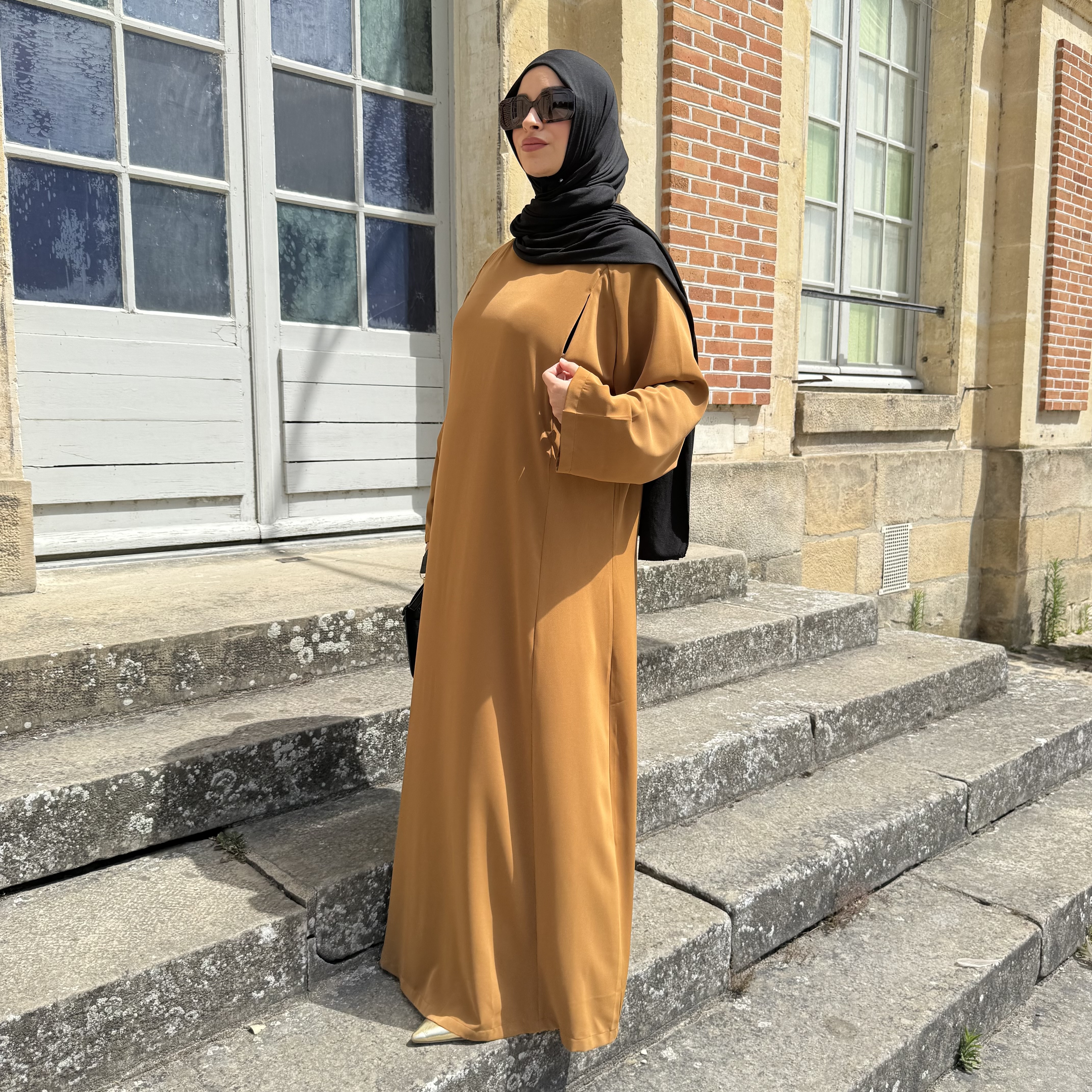 ABAYA D'ALLAITEMENT MOCHA
