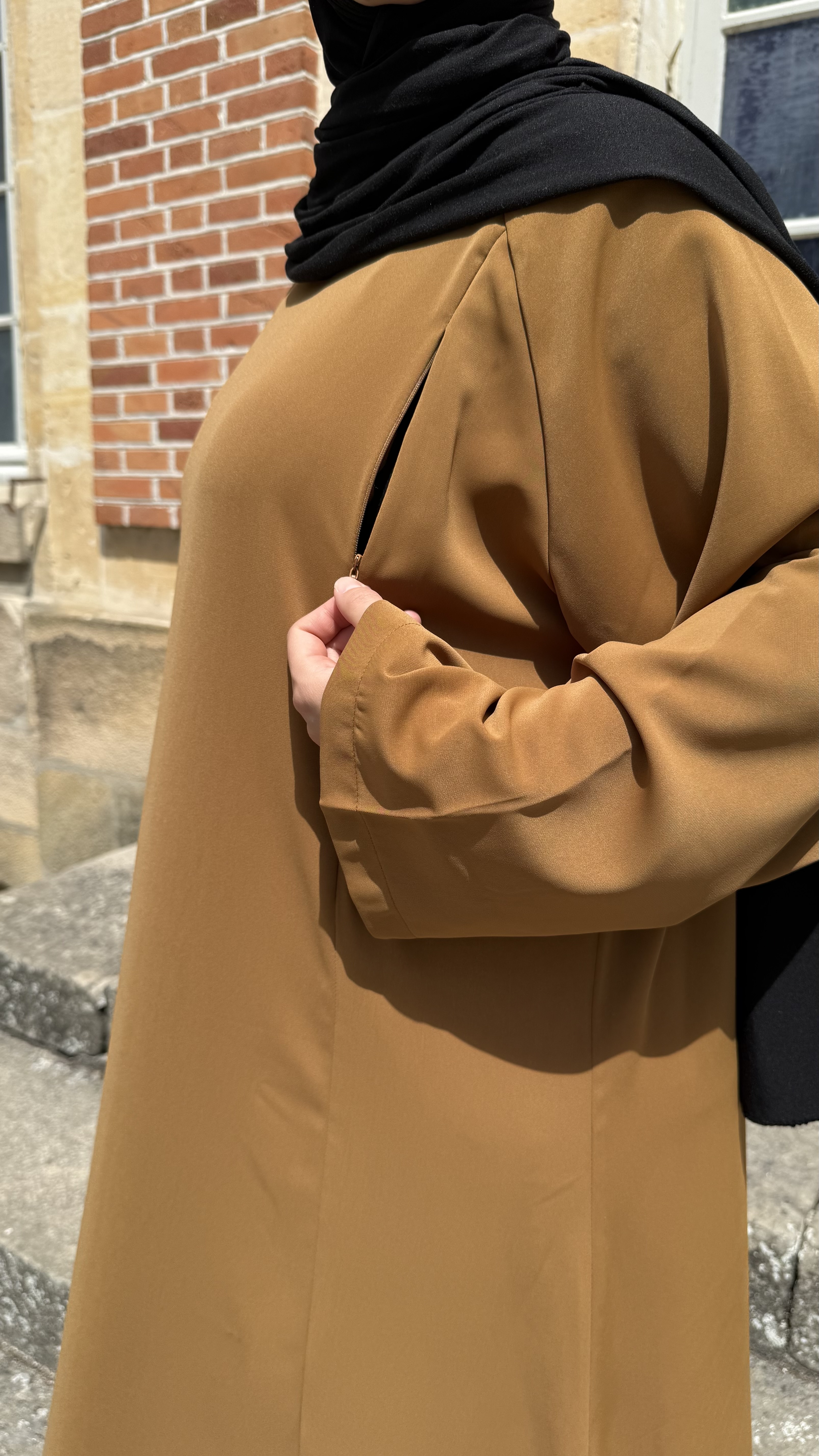 ABAYA D'ALLAITEMENT MOCHA