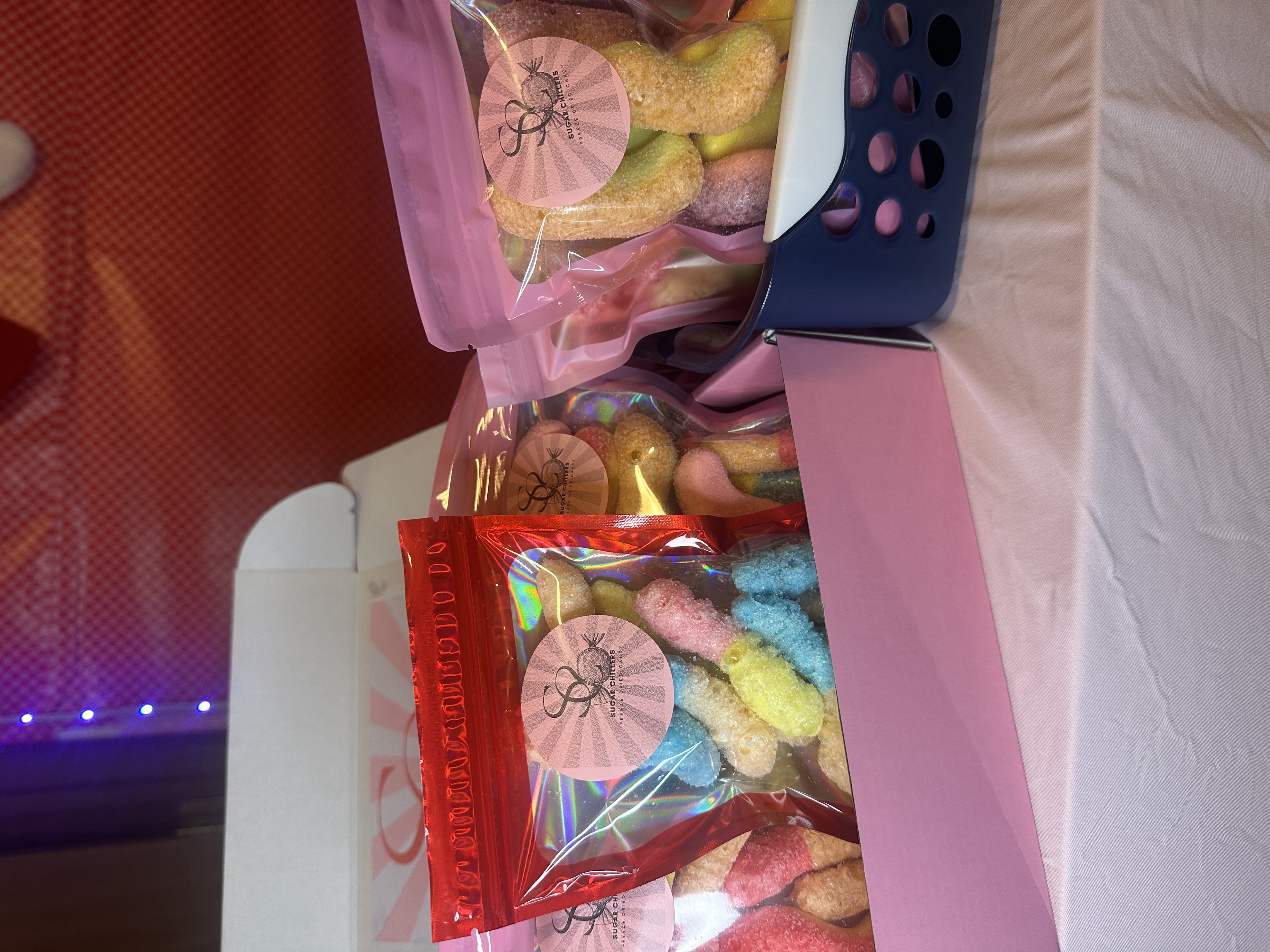 Freeze-Dried Curvy Worms