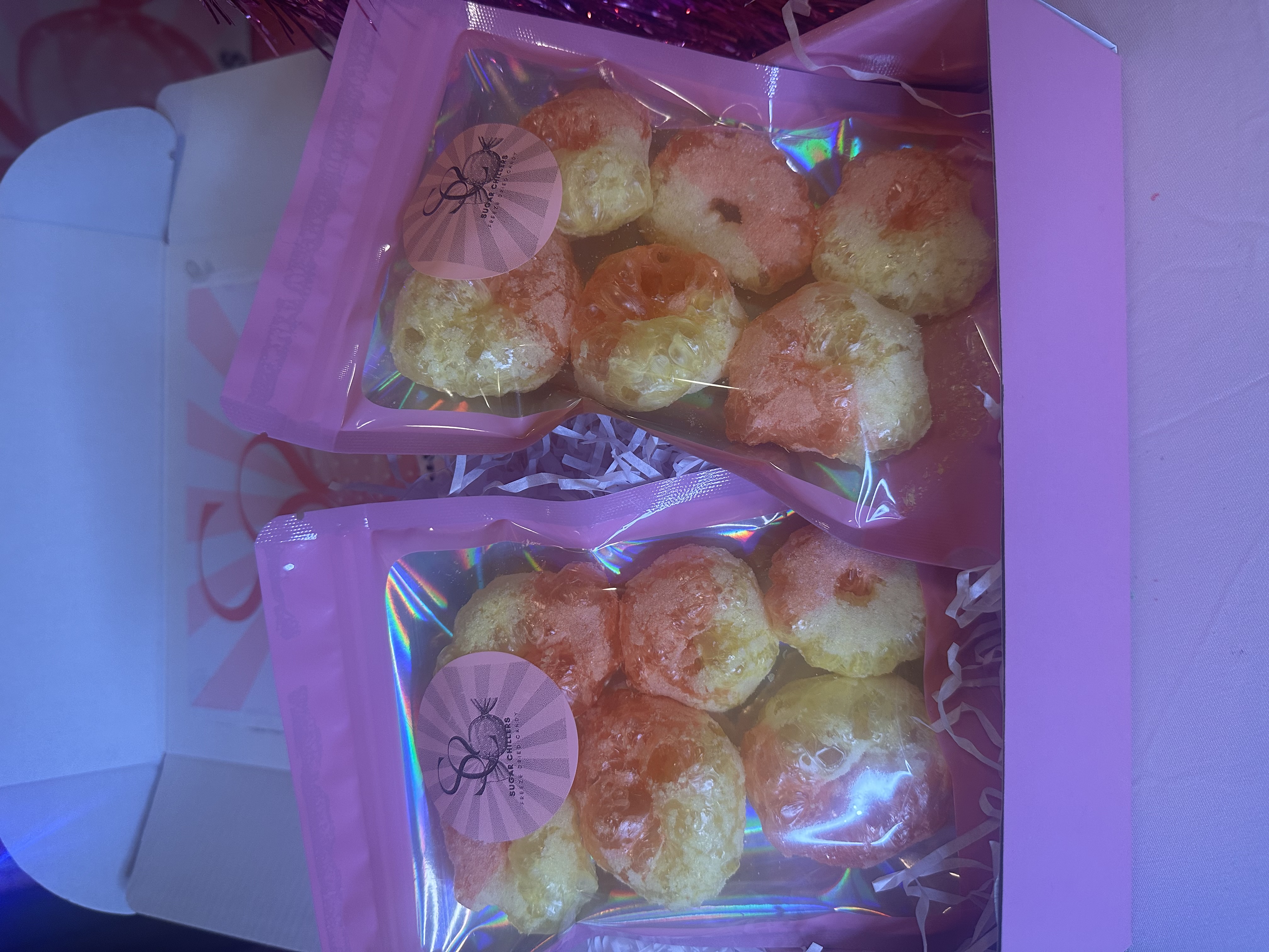 Freeze-Dried Peachies