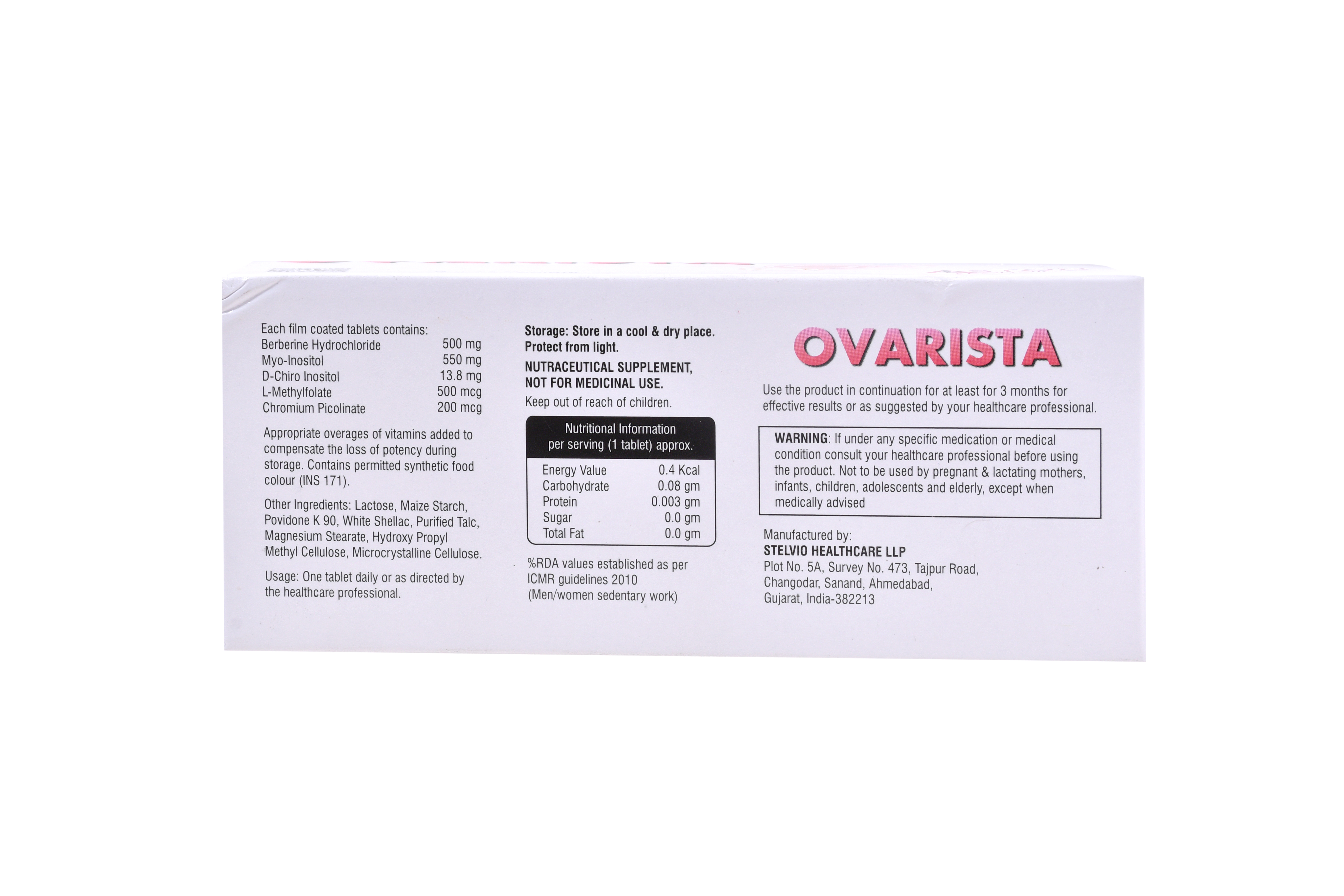 Ovarista Box of 60 Tablets 