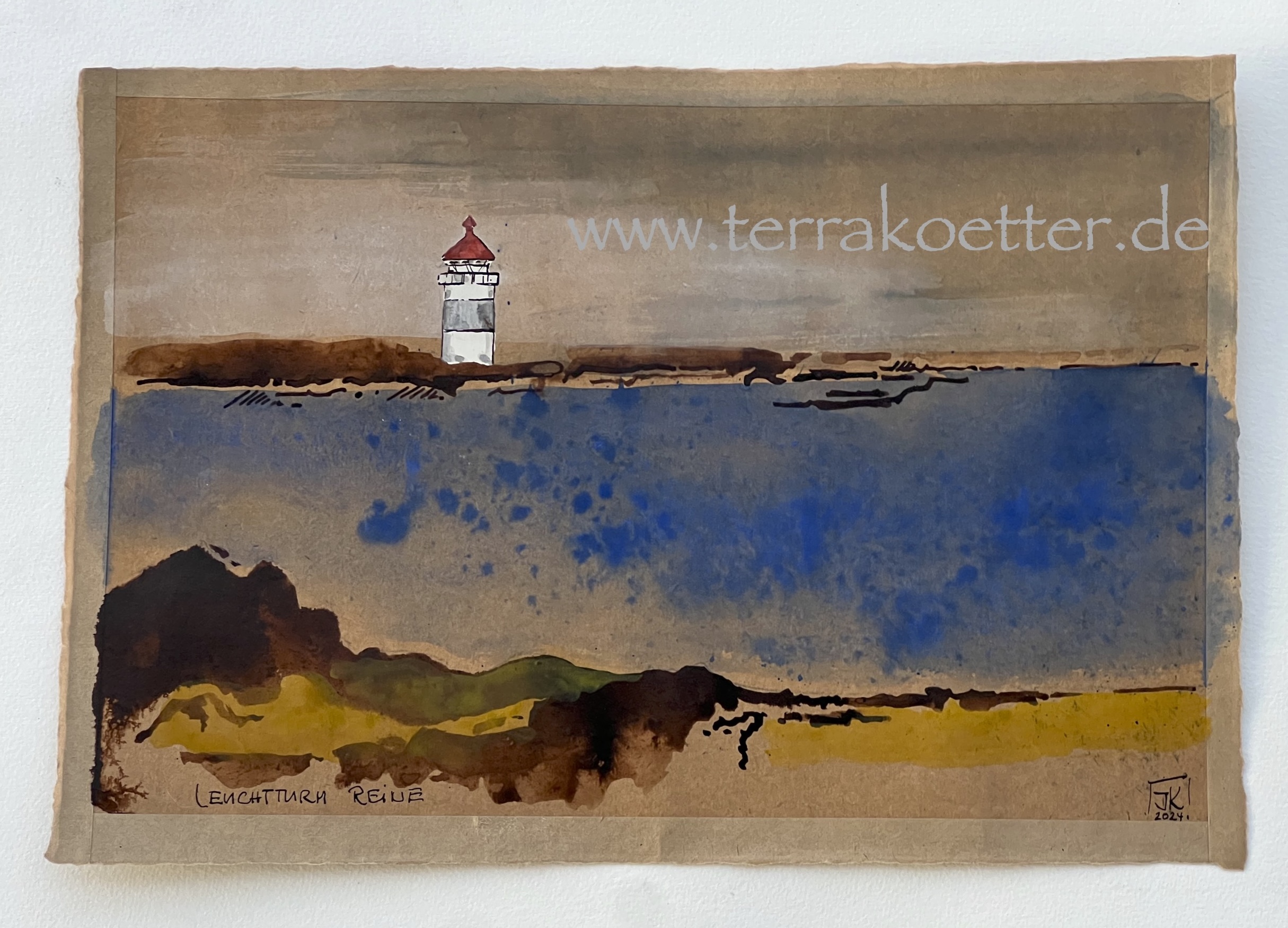Bild des Leuchtturms in Reine Lofoten 