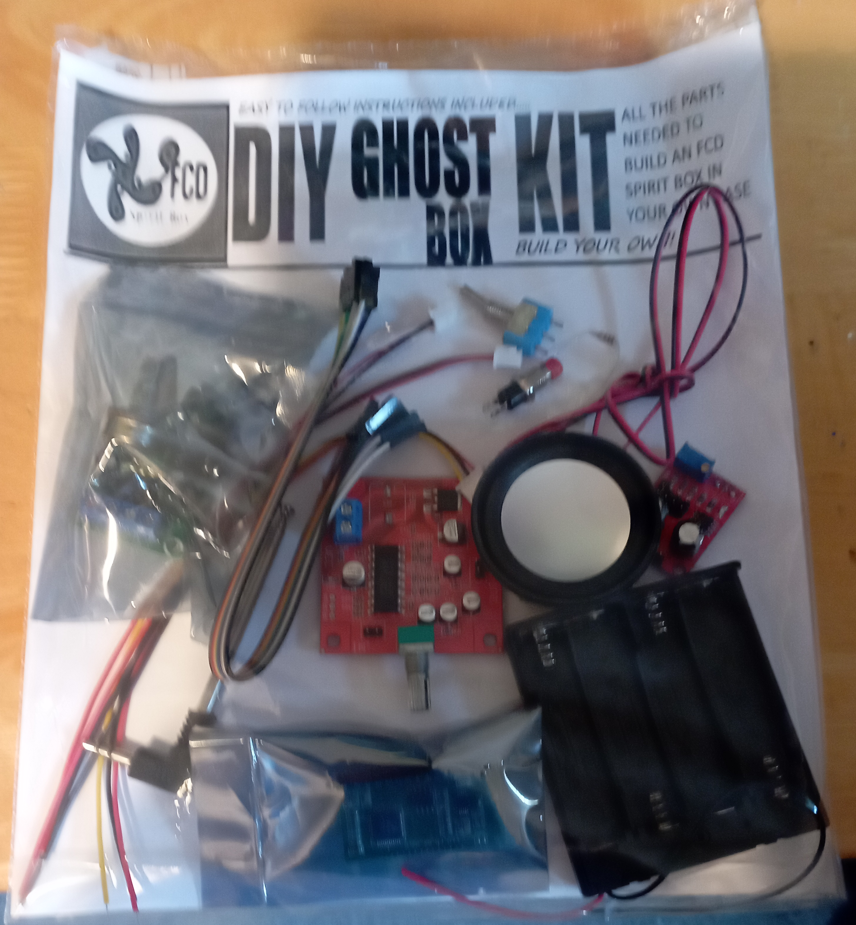 DIY Ghost Box Kit with Reverb and Adjustable Sweep Rate