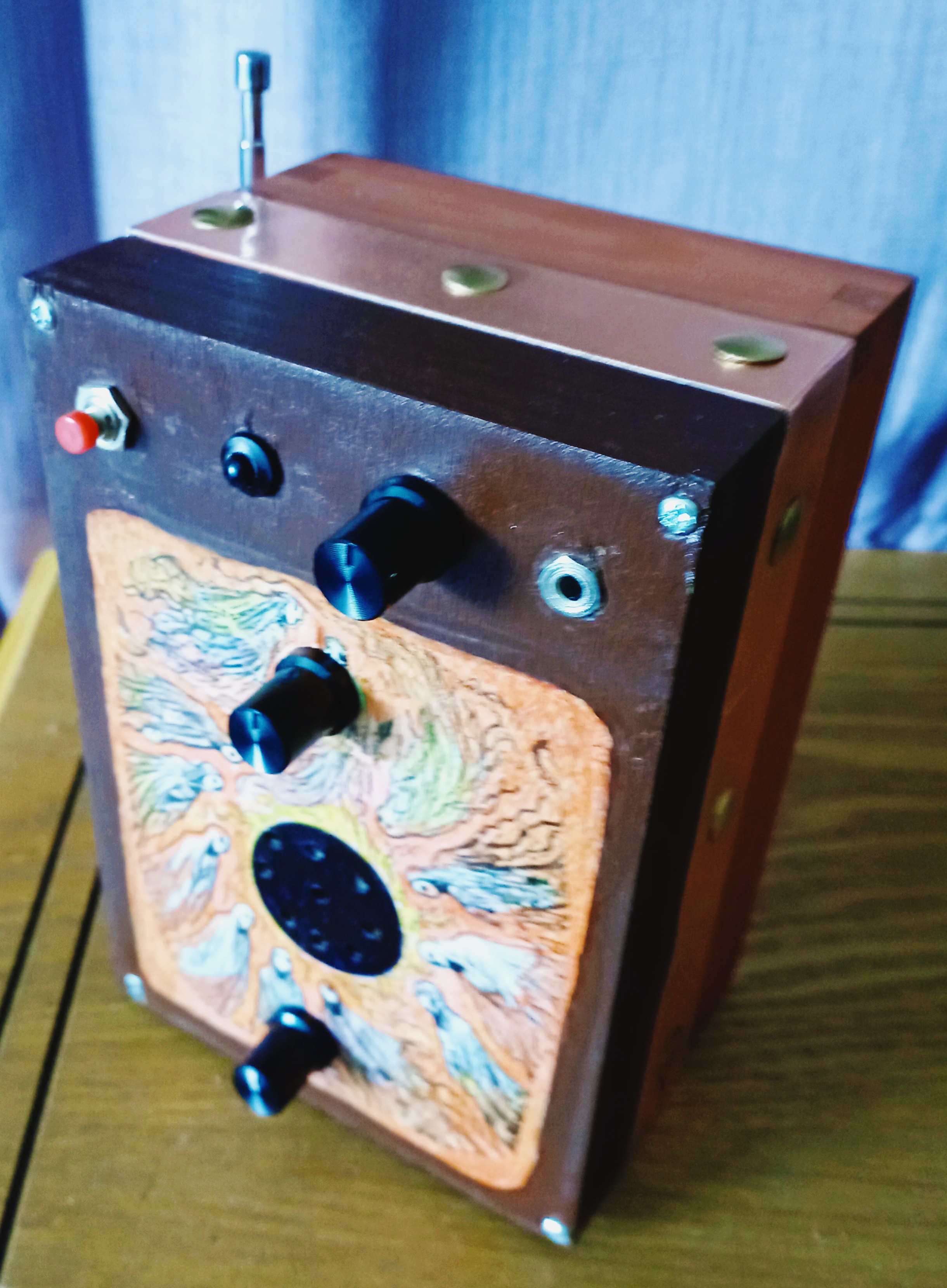 FCD Ghost Boxes Unique One-of spirit box with spiralling spirits theme.