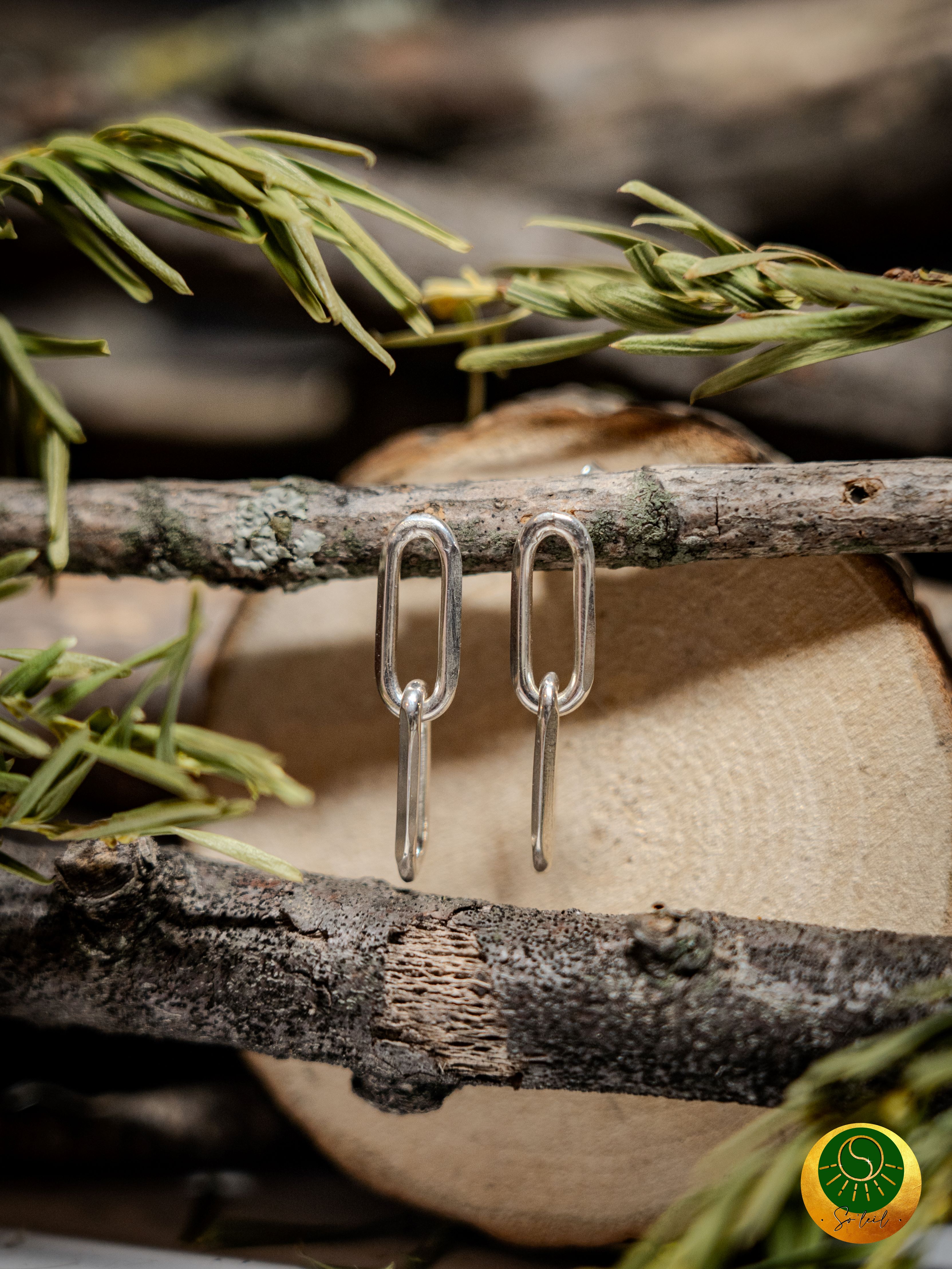Boucles d'oreilles chaîne