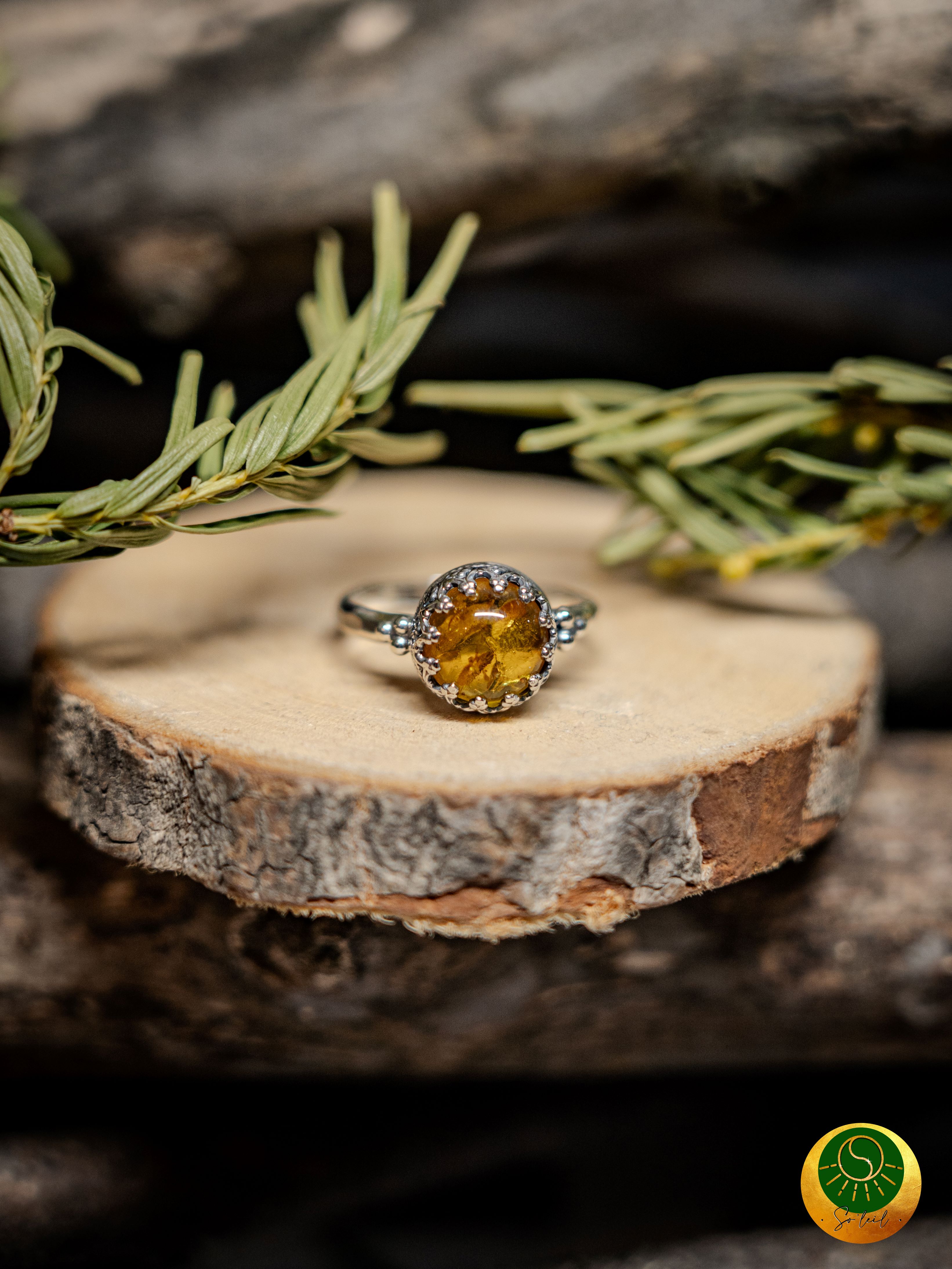 Bague Galaxie Ambre 