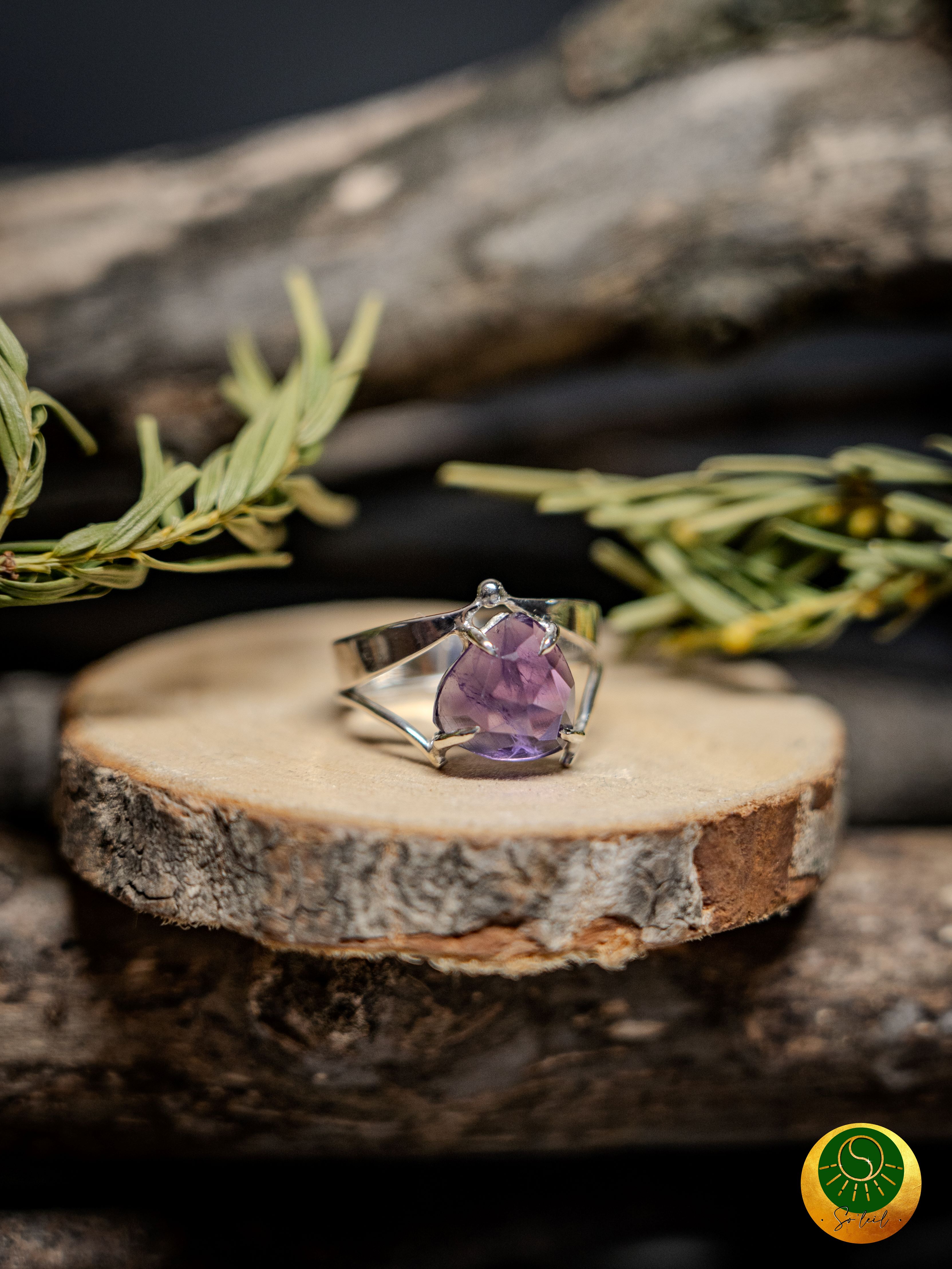 Bague Soleil Amethyste