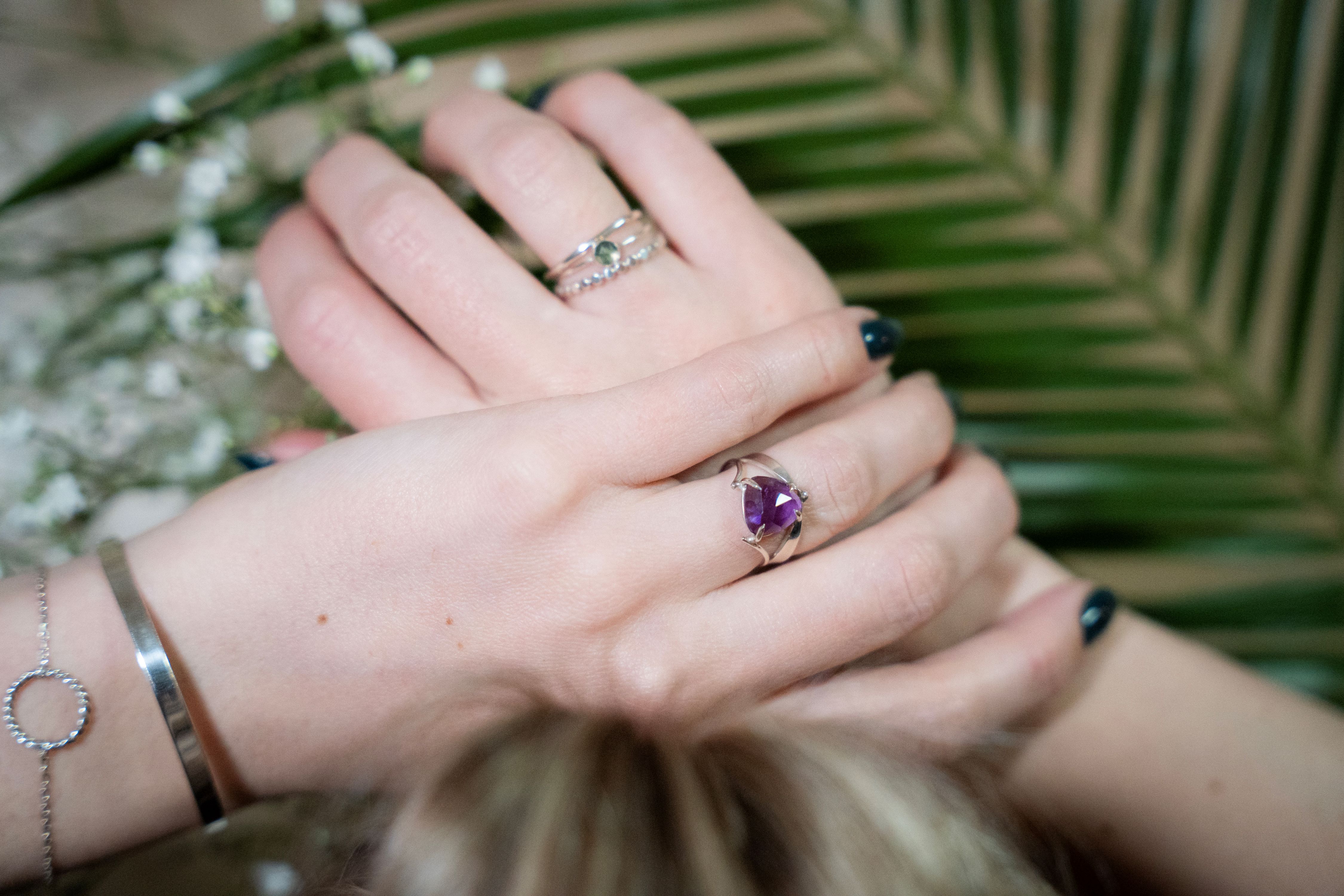 Bague Soleil Amethyste 