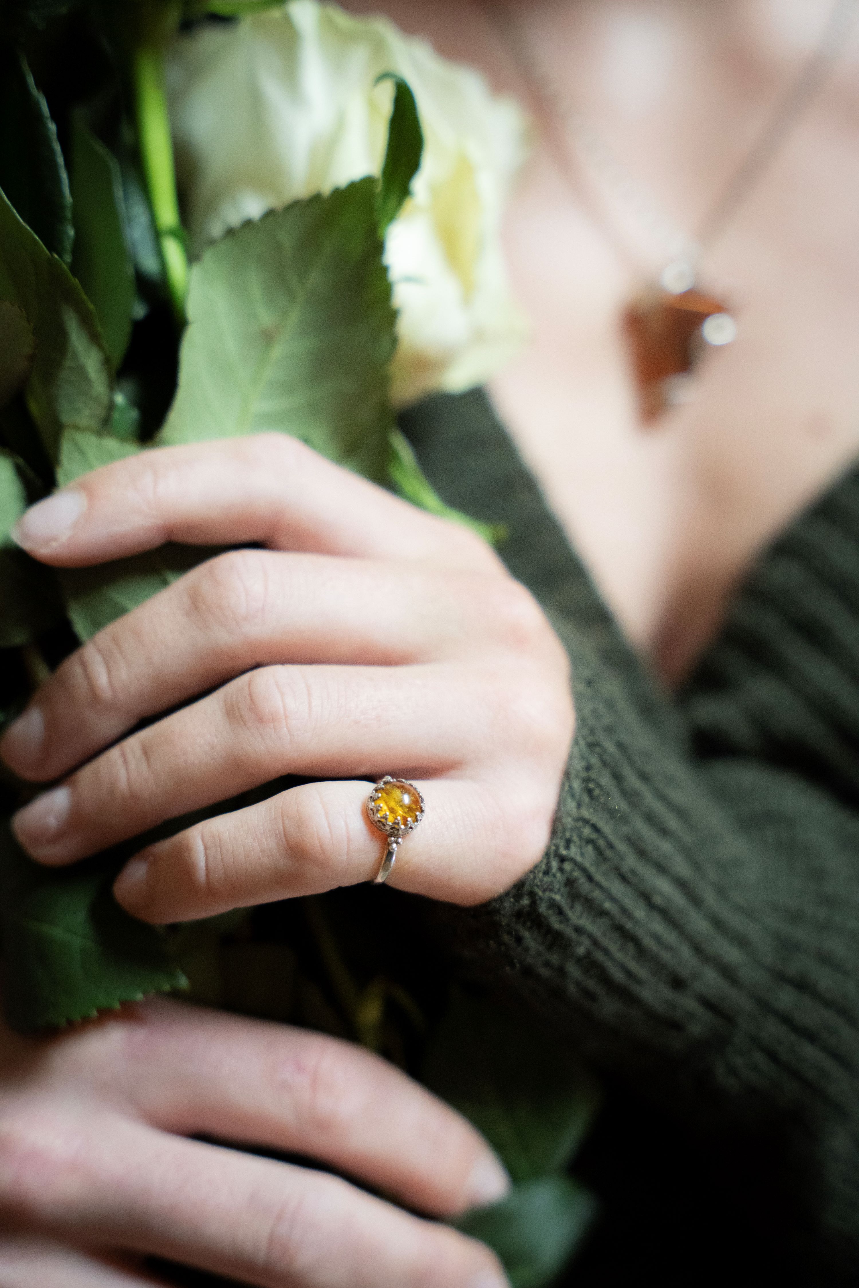 Bague Galaxie Ambre 