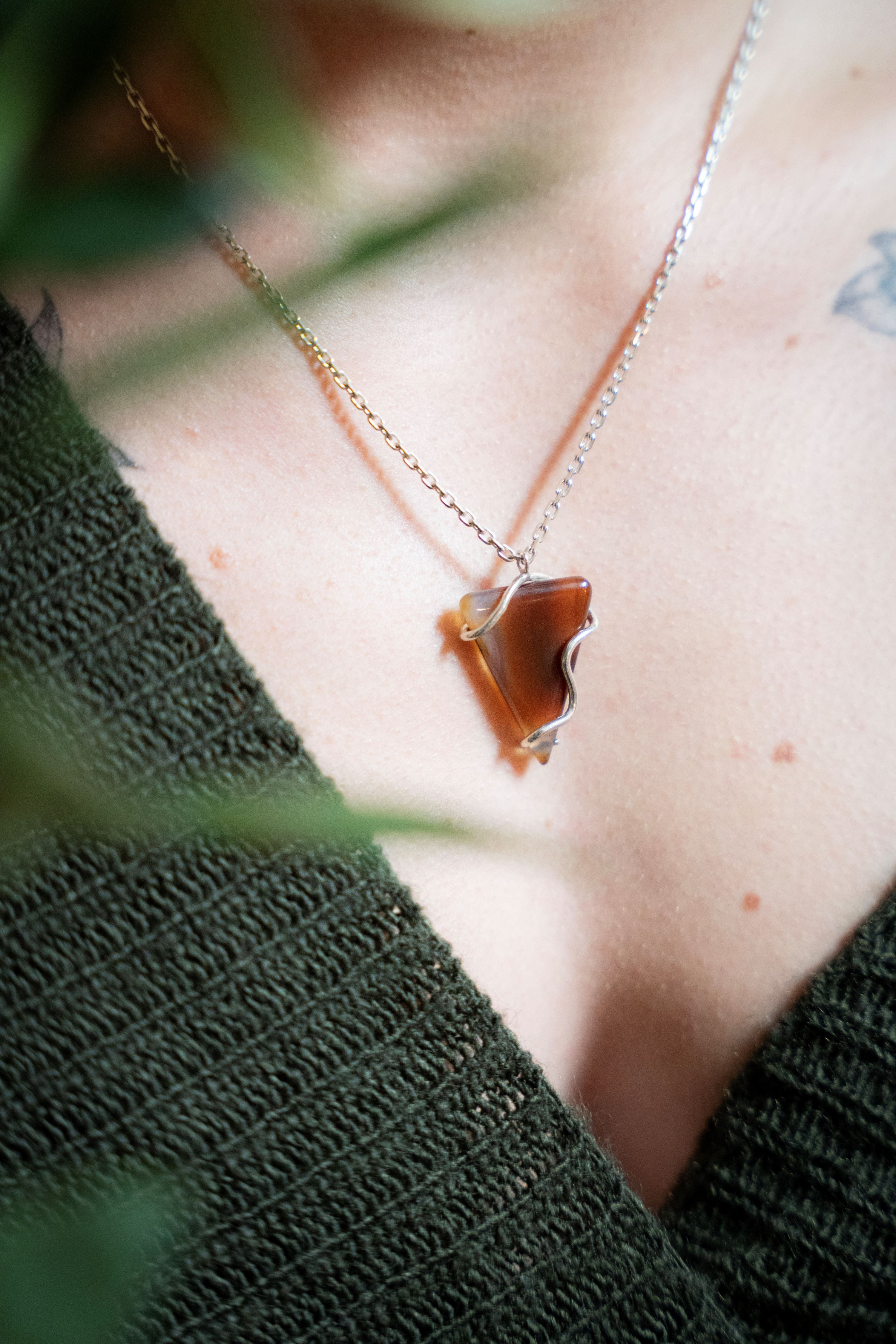 Collier Liane Agate 